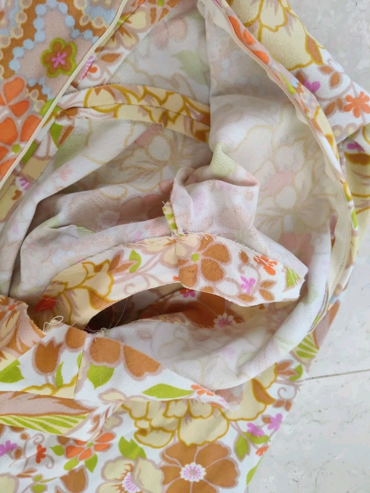 Vintage It’s Better Floral Print Retro 1970s Maxi Dress 🌸🌼