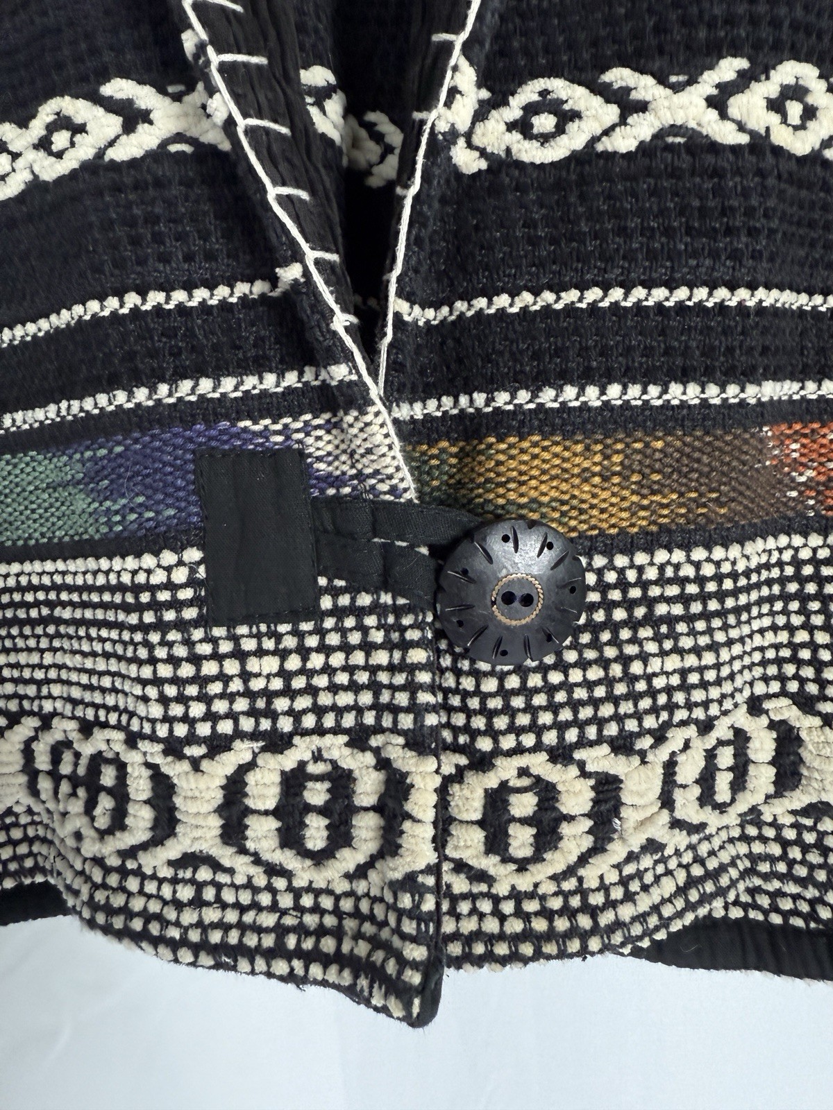 Vintage Flashback Tapestry Western Boho Jacket Blazer Women’s Small
