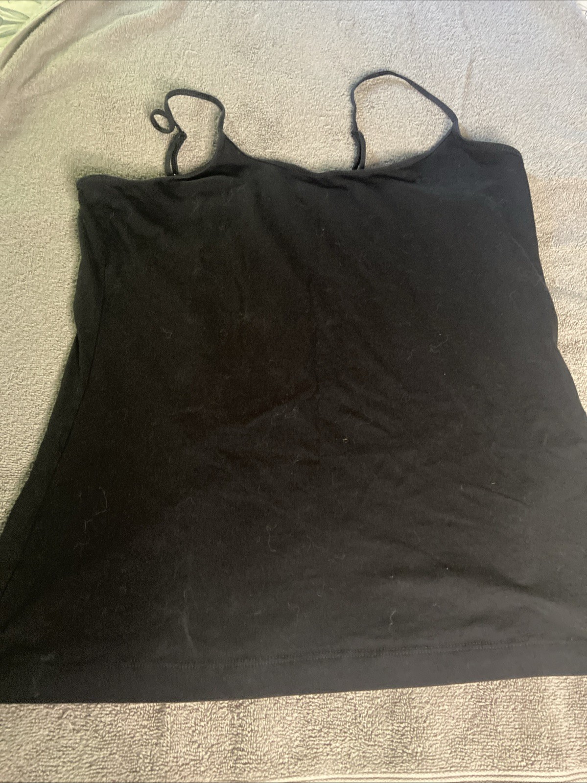 14th & Union Black Camisole/Tank Top Spaghetti Strap Size XL