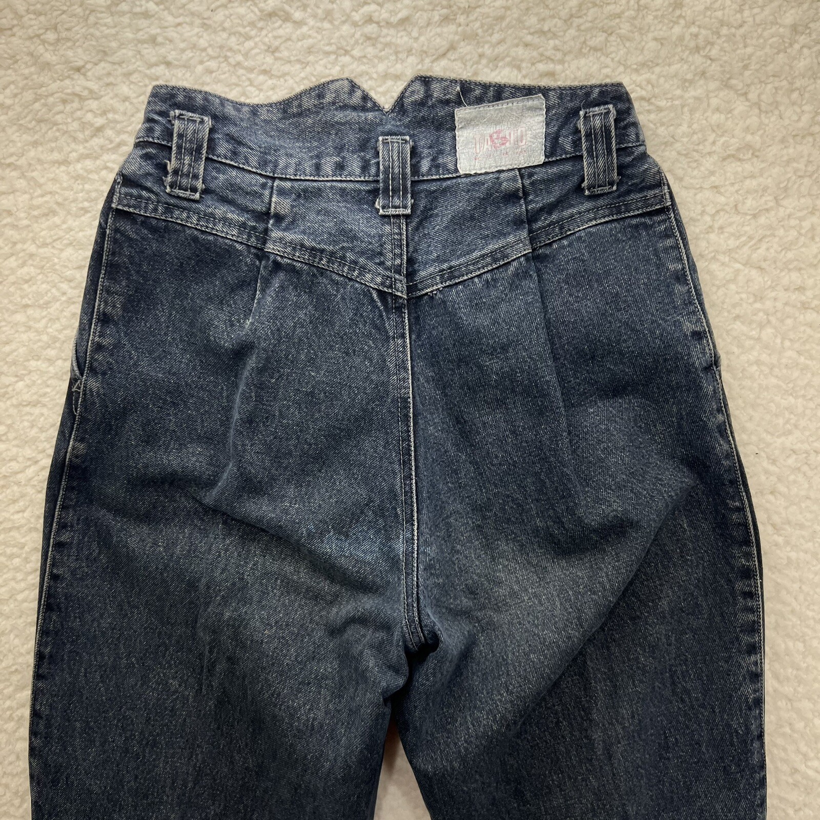 Vintage Taboo High Waisted High-Rise Tapered Leg Denim Mom Jeans Size 7/8