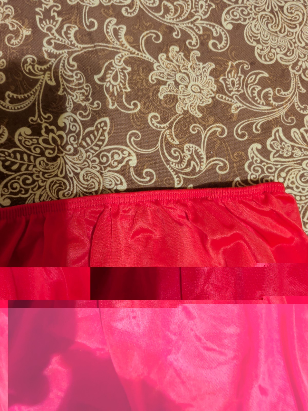 Vintage Satin Granny Panties Size 7