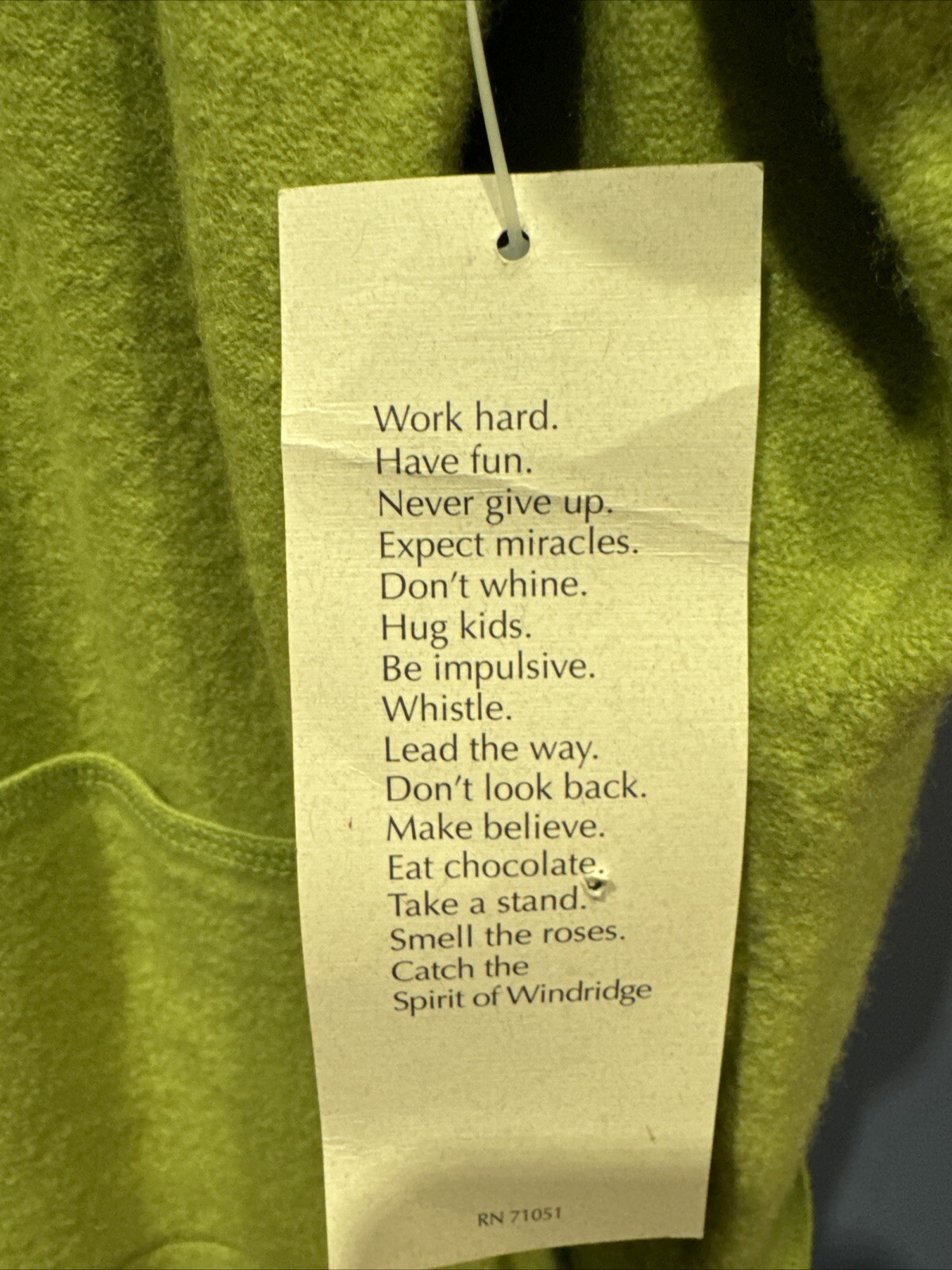 L Wool Jacket, Lime, Vintage 1980’s, Windridge Cheryl Nash, 100% Merino Wool