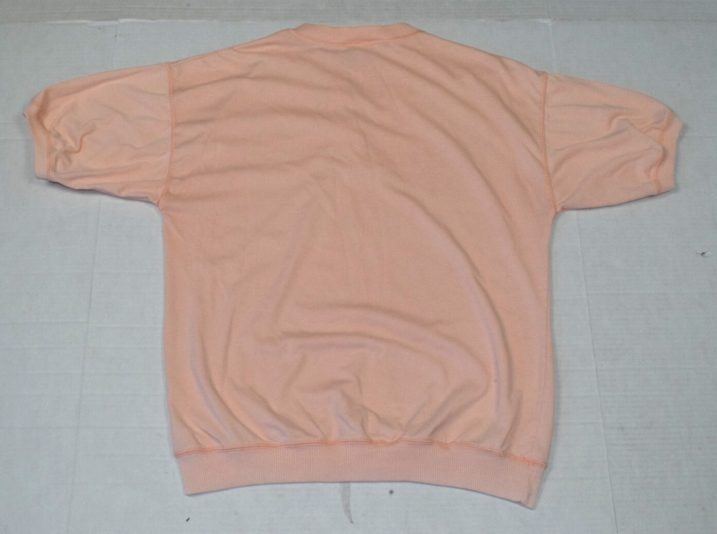 Vintage Womens Shirt Carriage Court Sport Size M 80s Peach 3 Button Top