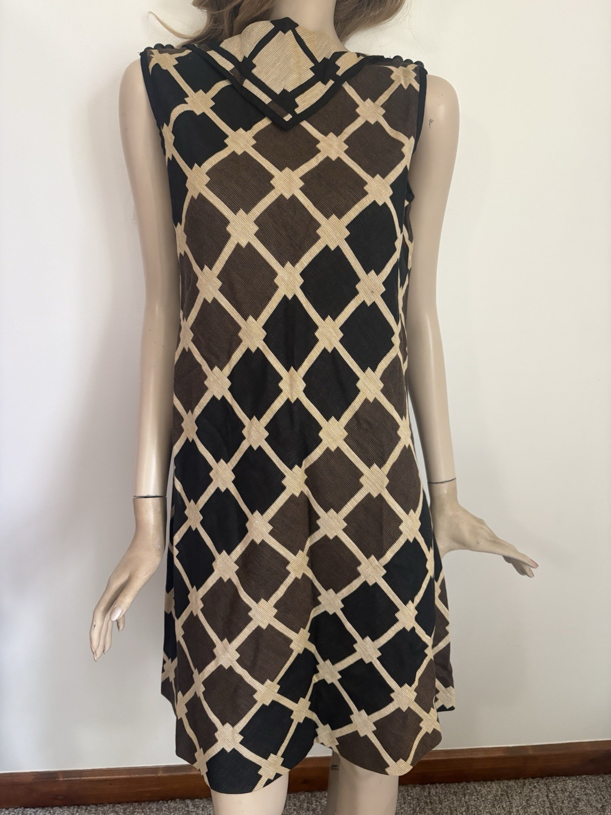Mod Iconic Vintage 1960s 70s Women’s High Fashion Dress Bleeker at