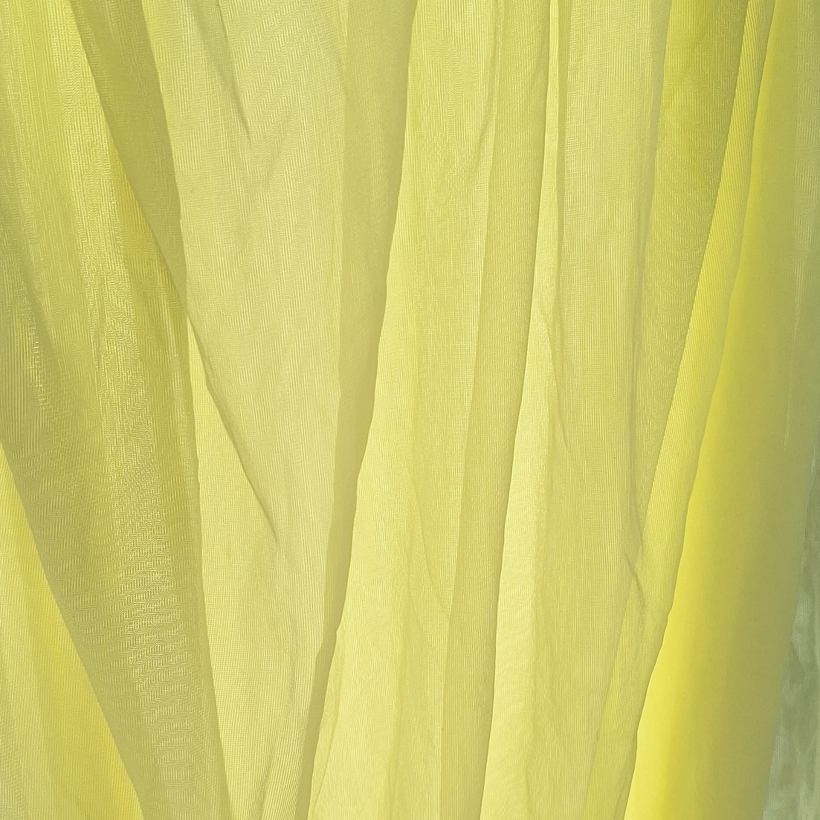 Vintage Nightgown 60s Aristocraft Butter Yellow Sheer Babydoll Dress Chiffon M