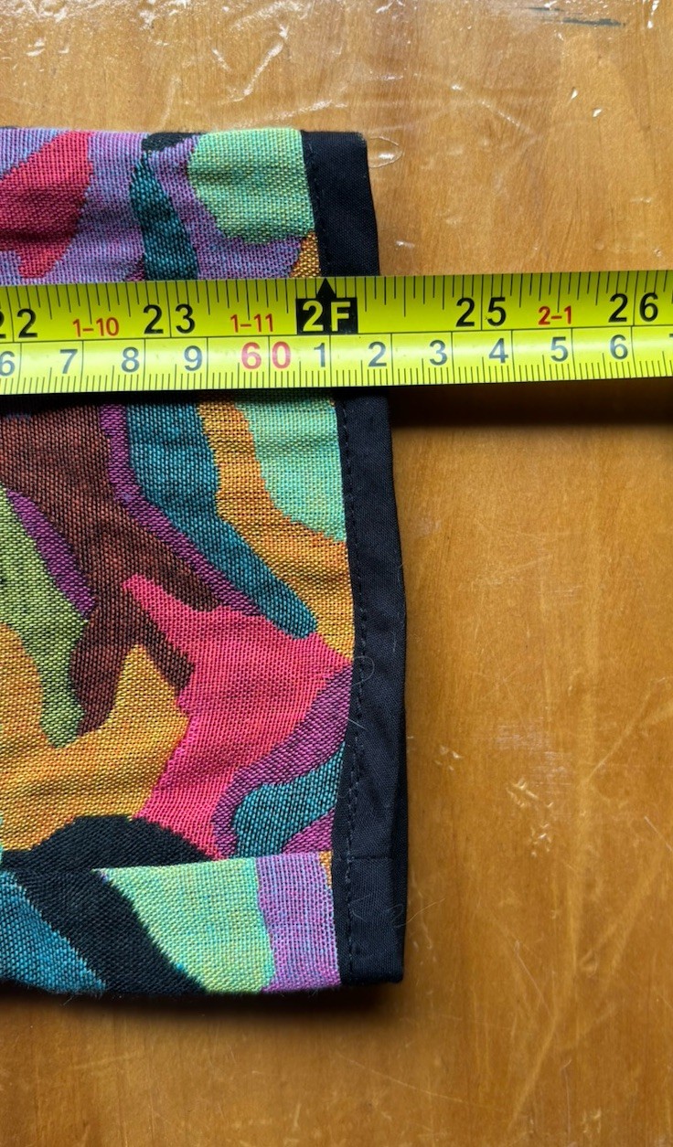 VTG Canvasbacks Multicolor Swirl Print Blazer Pink Purple & Turquoise Size M