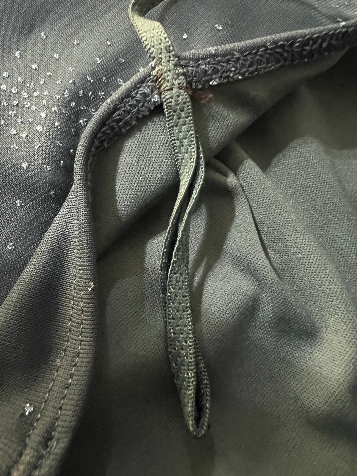 Vintage Silhouette Chiffon Party Cocktail Dress Blue Green Sparkle Evening Prom