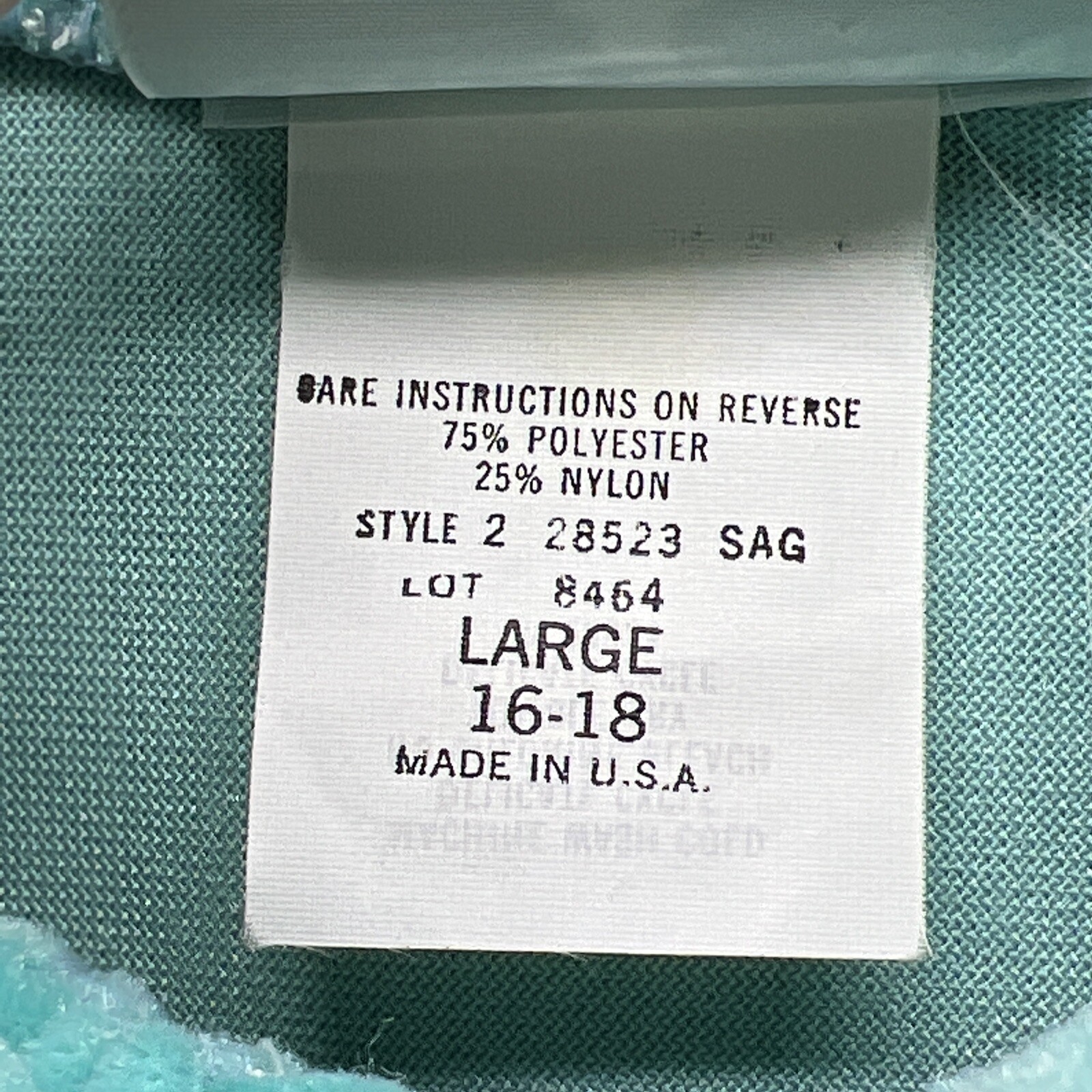 GILLIGAN OMALLEY Women’s L Vtg Prairie Cottage Core 1/2 Zip Turquoise Velvet