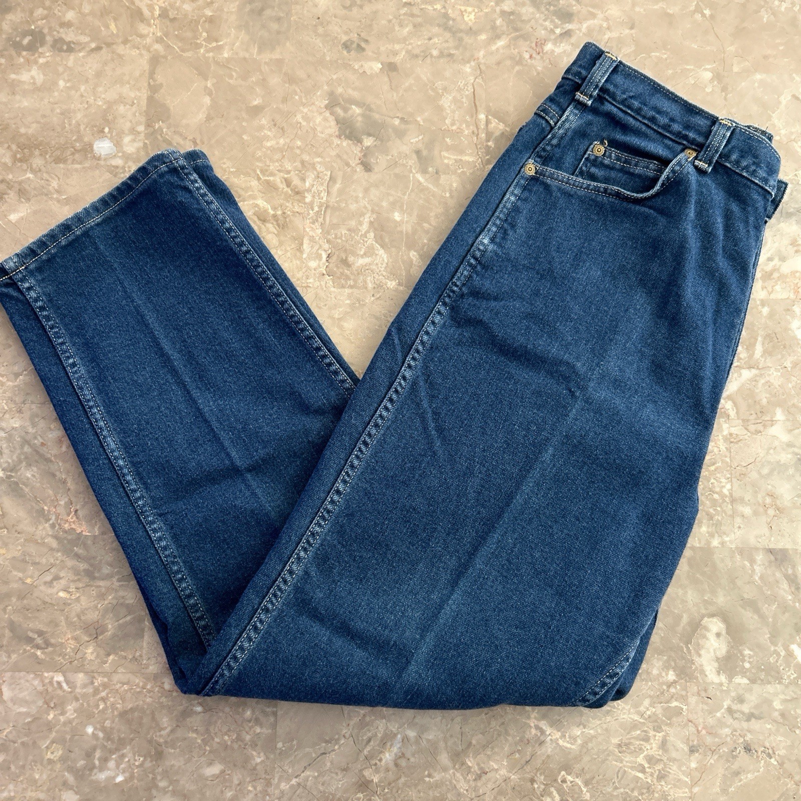 Vintage 80s Cascade Blues High Waisted Tapered Jeans Sz 16 32×28 USA Made