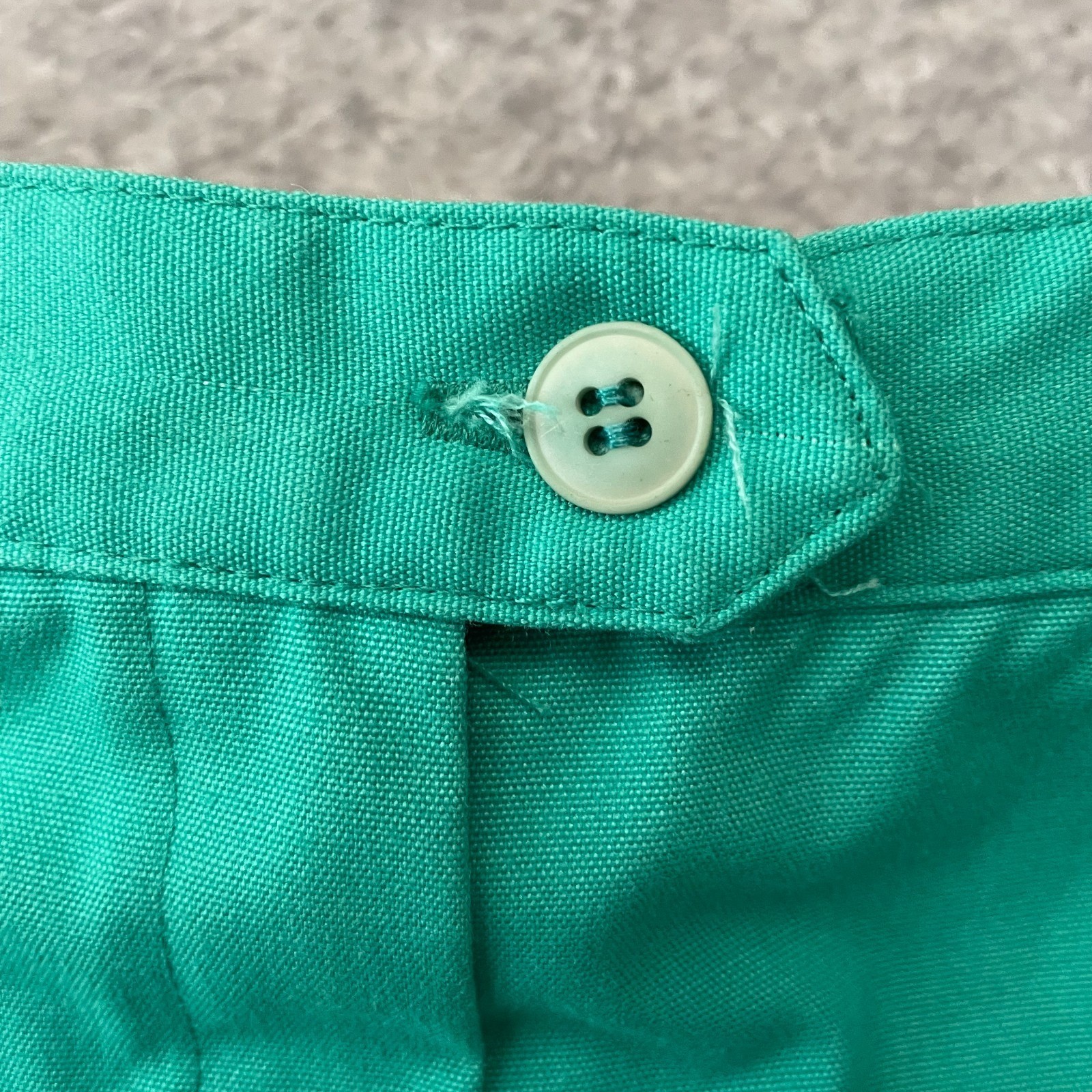 Koret Francisca Skirt Womens 10 Green A-Line Midi Vintage Pockets Elastic Waist
