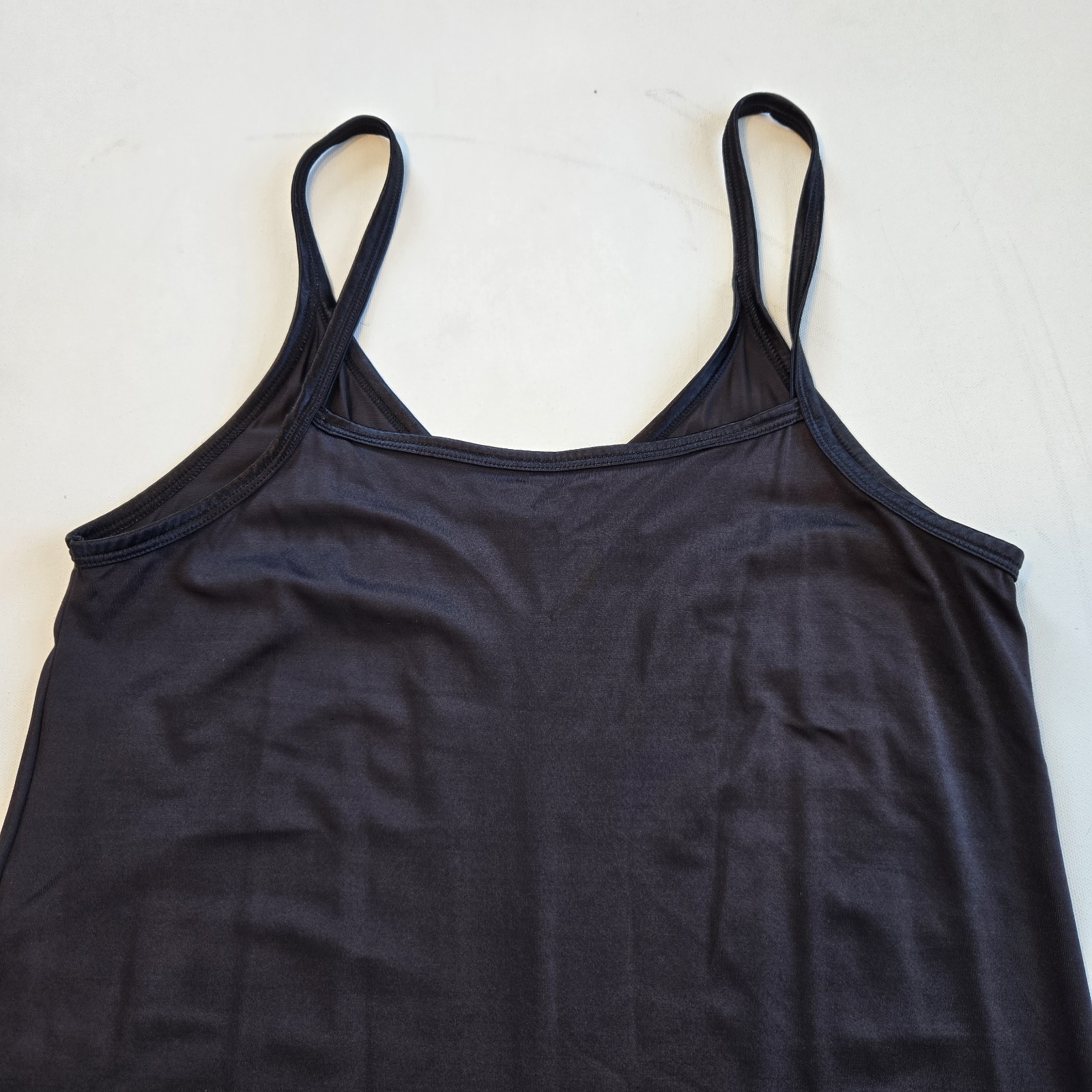 Vintage Vanity Fair Black Long Slip Dress Women Size 34 32″/40