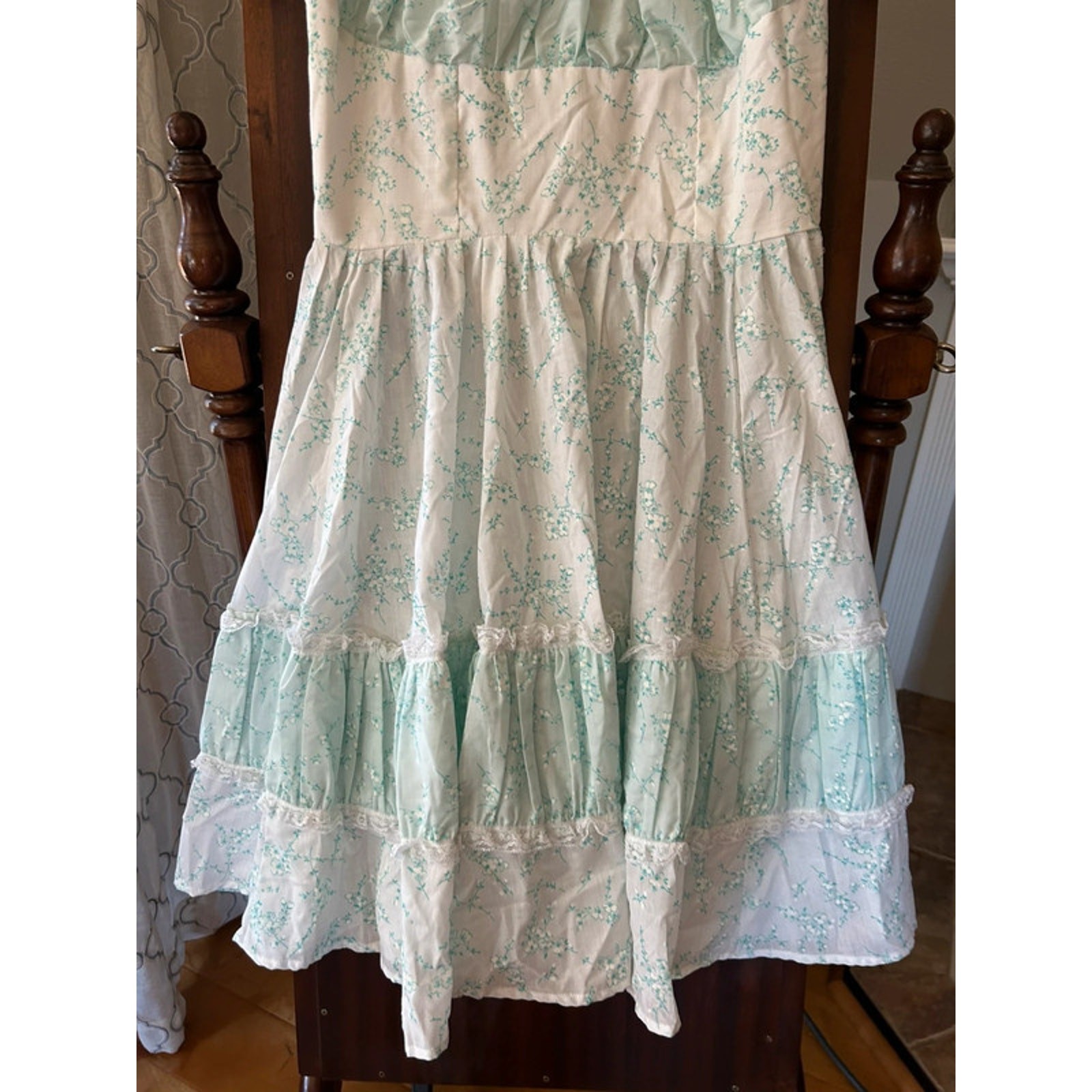 Vintage NU-U Square dancing dresses dress women’s small country western floral