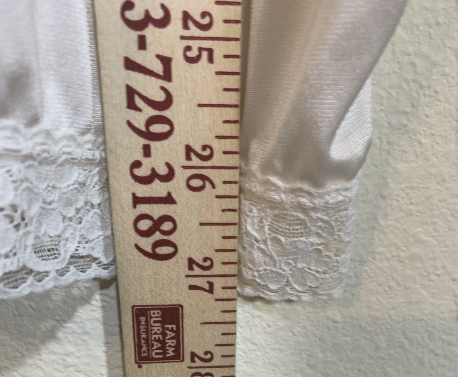Vintage Vanity Fair Women’s Ivory Nylon Laced PJ Pettipants Small