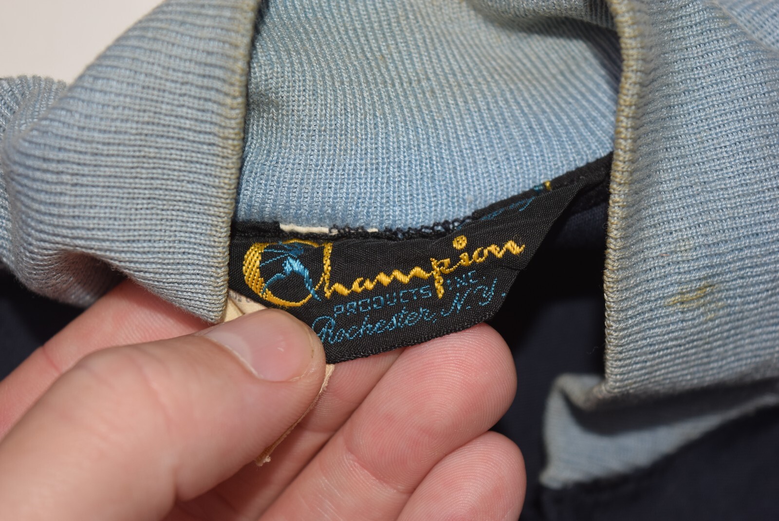 Vintage Sorority Jacket Womens Small Champion Running Man Chain Stitch Chi Omega