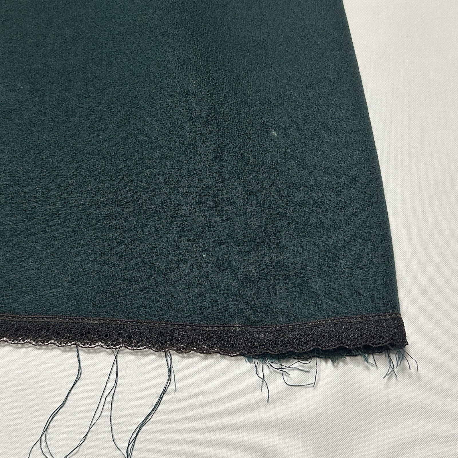Vintage 70s Mollie Parnis Boutique Dark Green Dress
