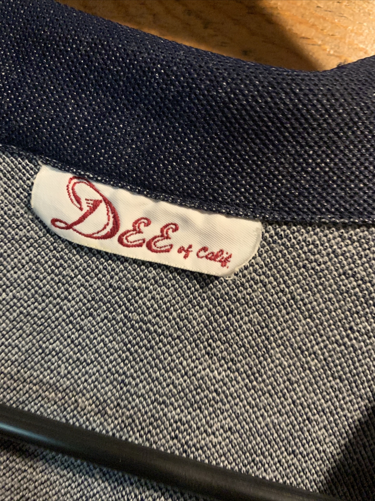 Vintage 1960’s Dee Of California denim polyester shirt jacket iconic look