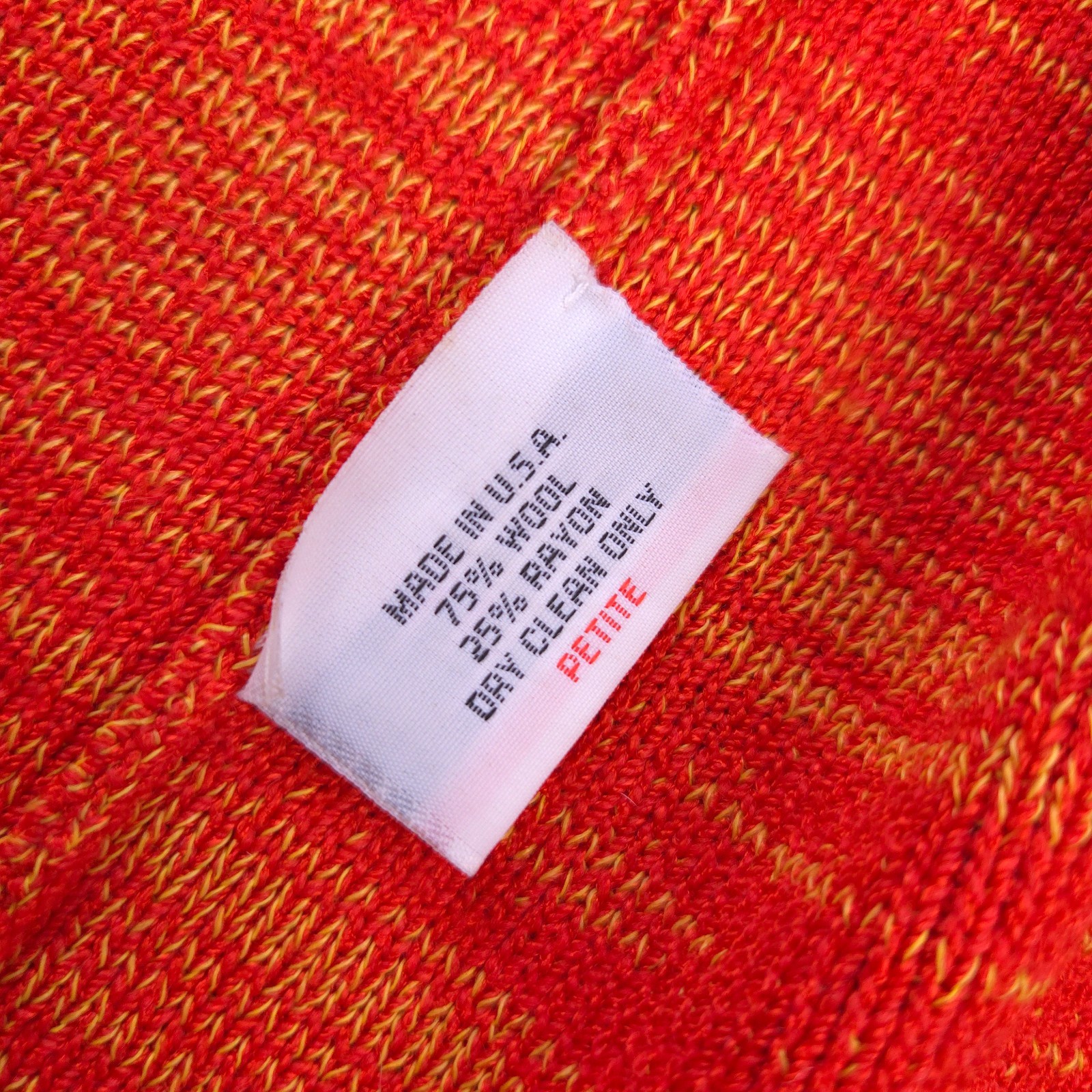 VTG Steve Fabrikant Bergdorf Goodman Jacket Size S M Petite Knit Orange Wool GUC