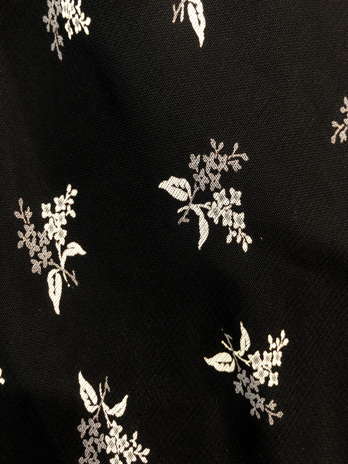 Evan Picone Vintage 90s Dress – Black, Floral Print Size 10