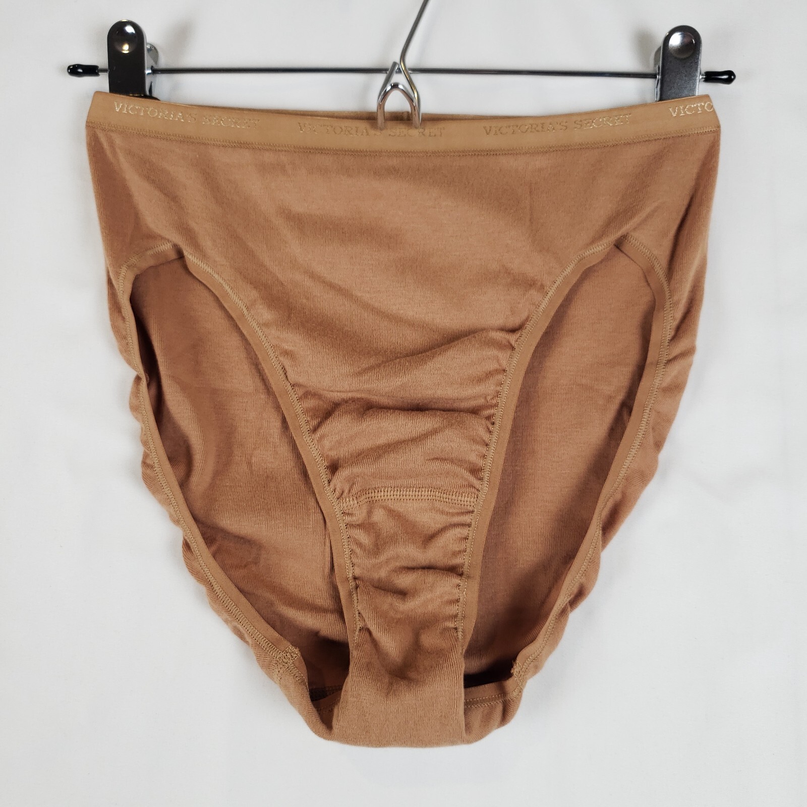 Vtg Victorias Secret Cotton Thick Signature Band Hi Leg Panty Medium 2008 NWT