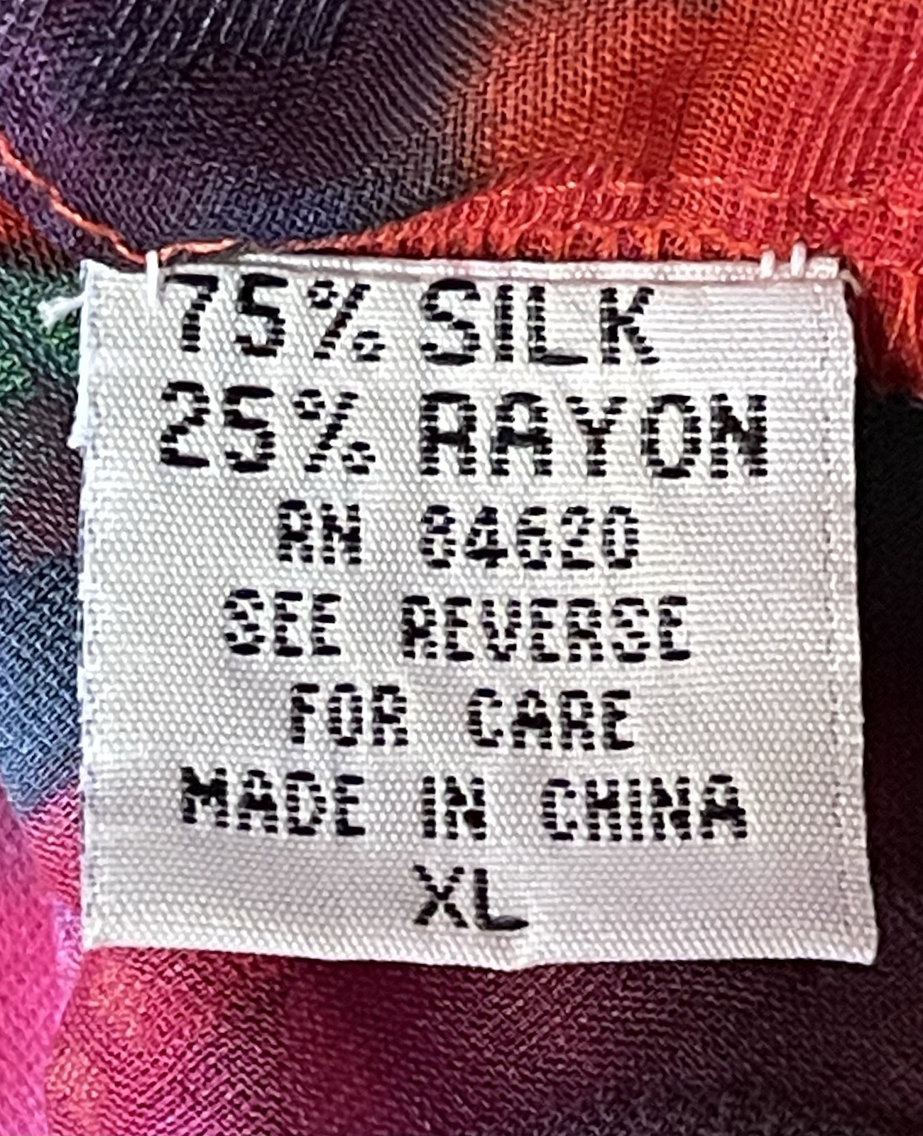 Vintage ALIKI YAMANI CREATIONS, XL, Silk Rayon Cardigan, Burn Out Velvet, EUC
