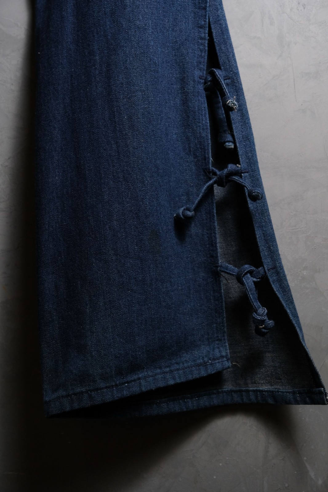 1970’s Vintage Denim Lace Up Bottom Jeans 42 Talon zipper