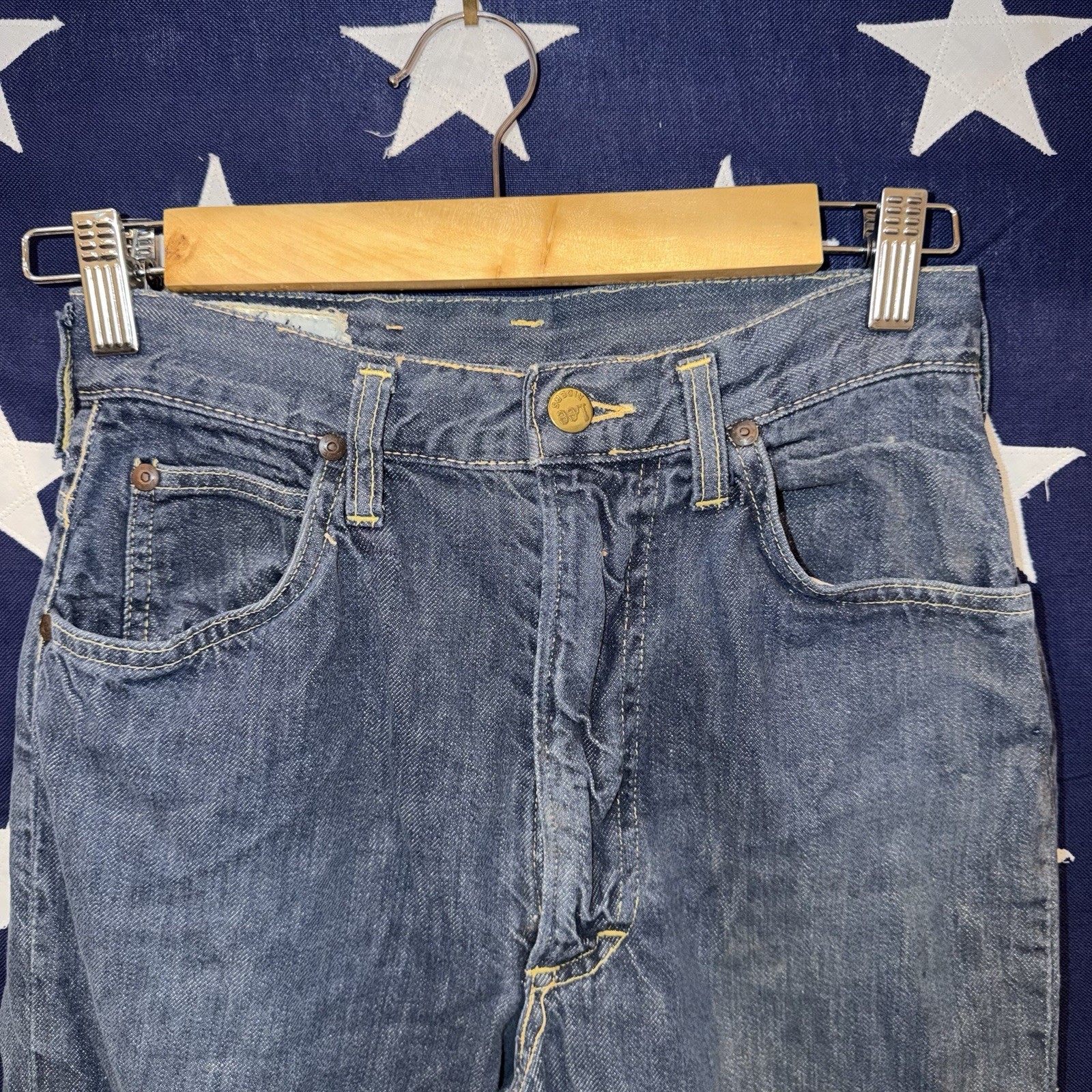 Vintage 50s/60s Lady Lee Riders Sanforized Jeans Size 25 x 22