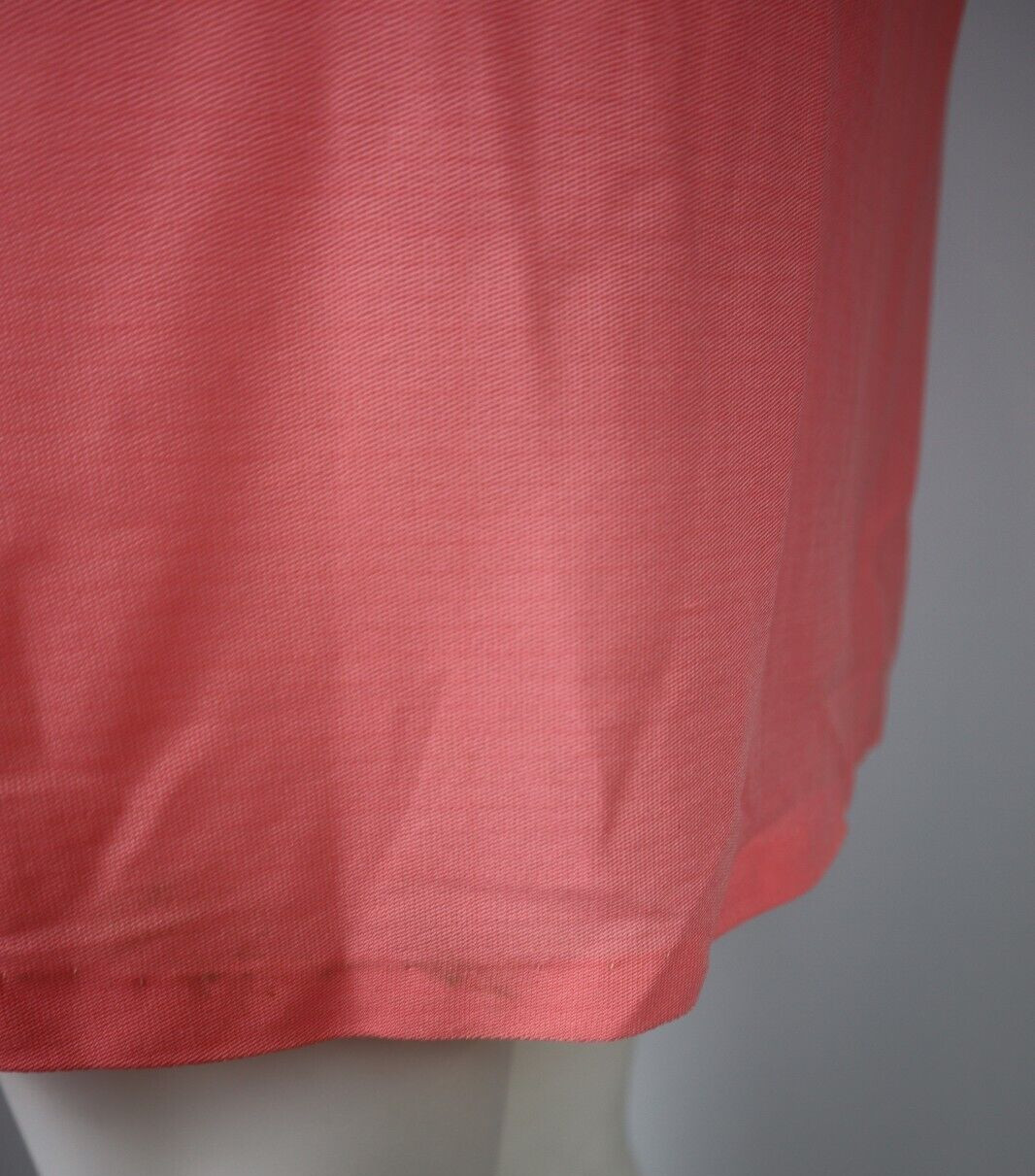 Vintage 1970s 70s Women’s Coral Orange Pink Dress with Belt – Size S