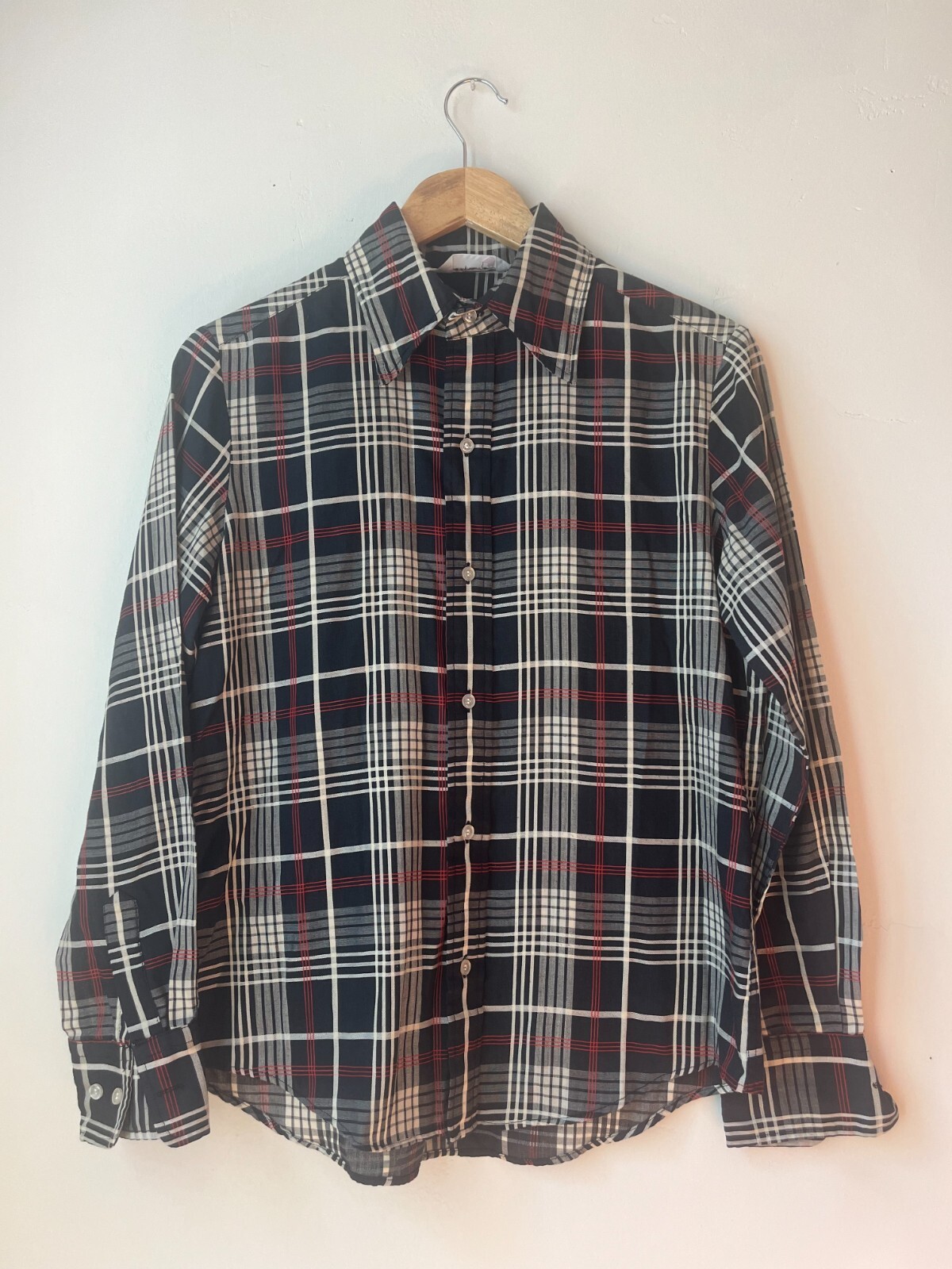 PERFECT Vintage 70’s Lady Arrow Button-Up Shirt 50’s Rockabilly Style – Size SM