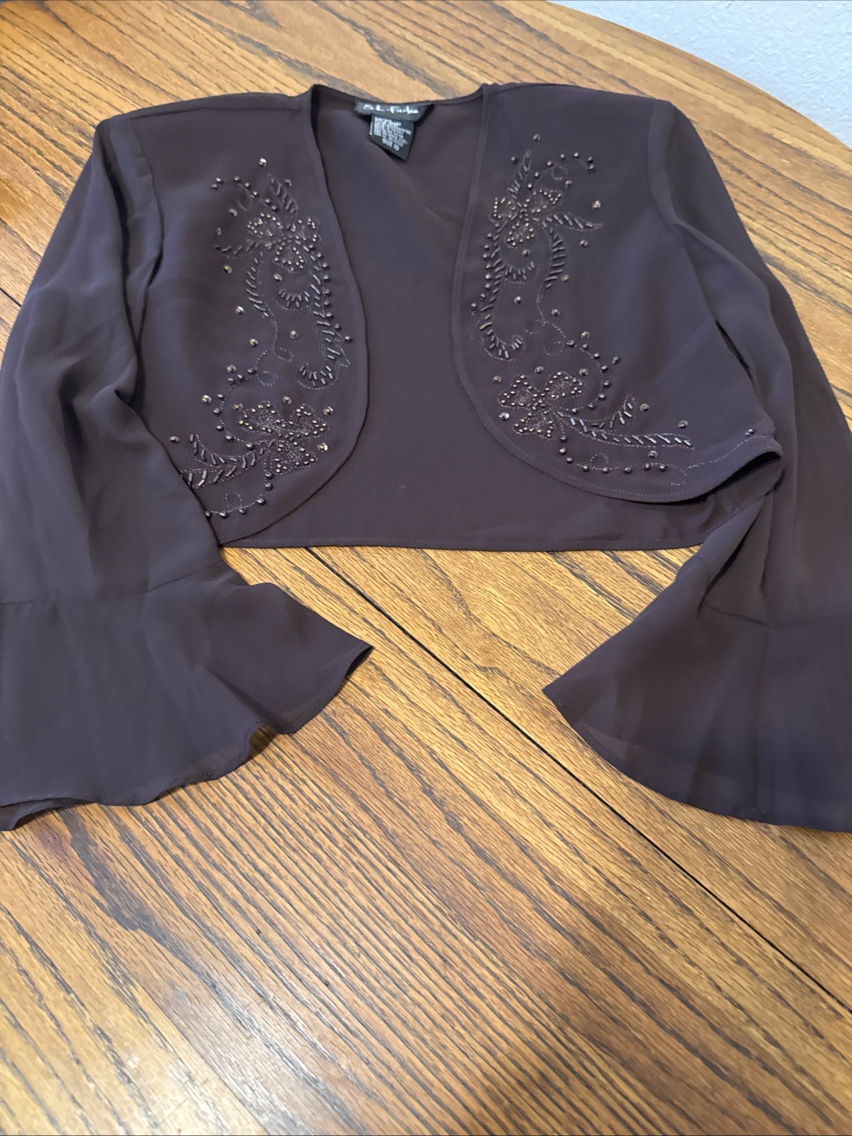 Vintage 1980s Whimsical Fairy Whimsygoth Shoulder Pad Blouse In Excellent Con