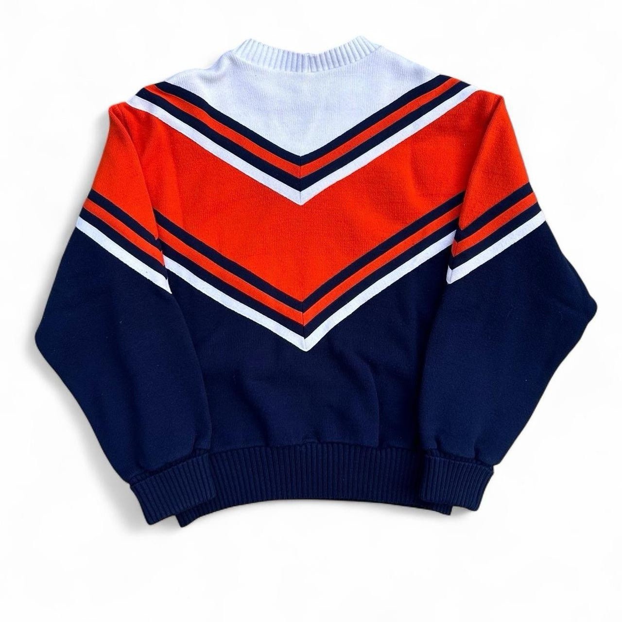 Vintage 80s Varsity Spirit Fashions Color Block Lakers Cheerleading Sweater