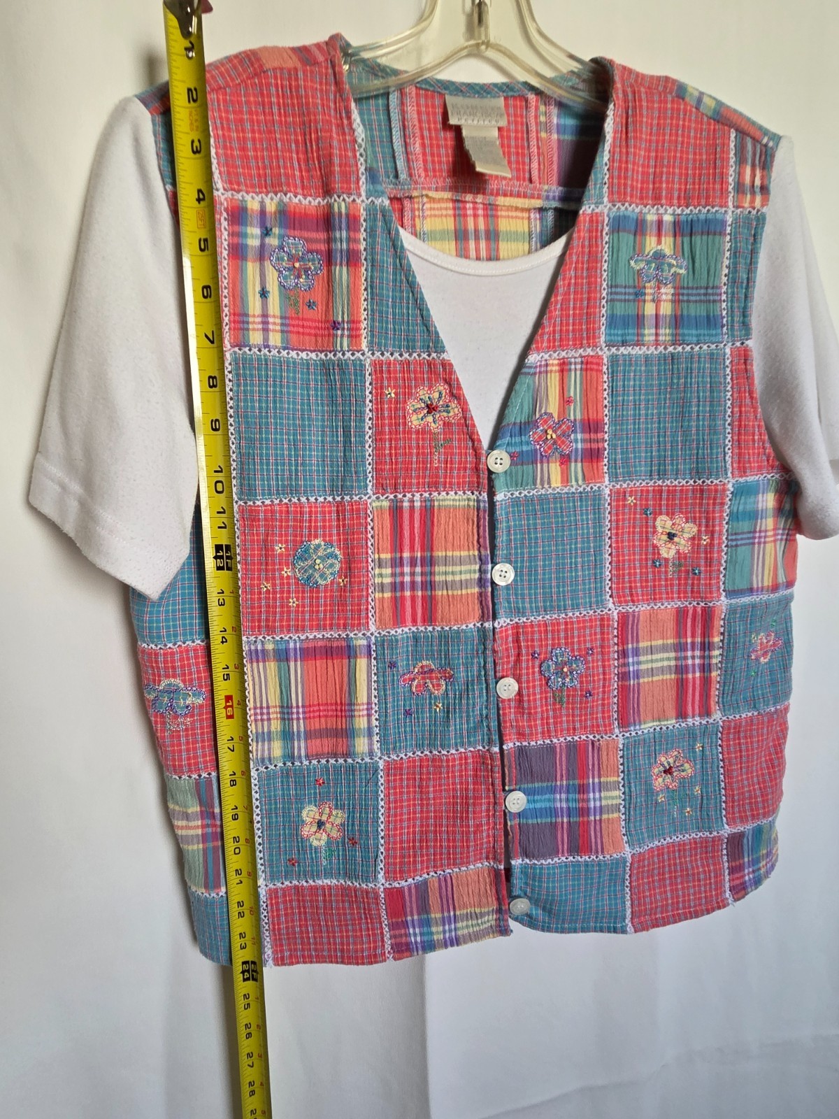 Vintage Koret Francisca Petites Woman’s Top Short Sleeve Size M