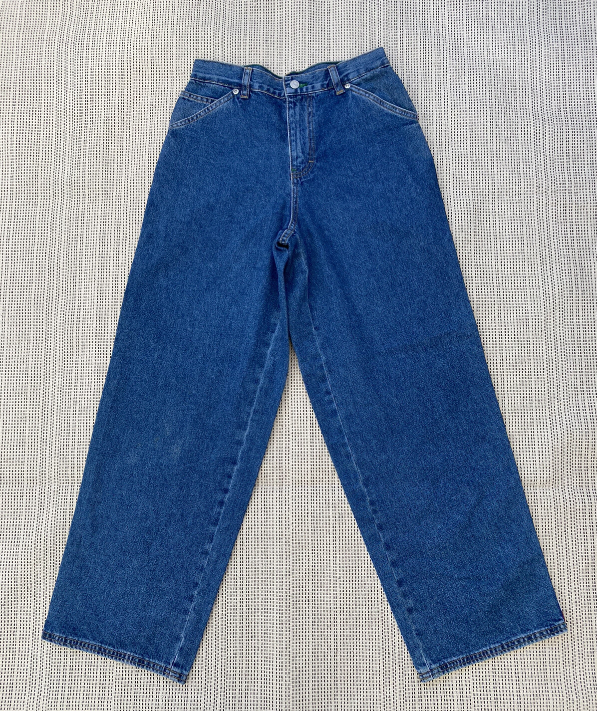 vintage TOMMY HILFIGER DENIM JEANS logo script 2000s 00s Y2K JUNIOR 14 stripe