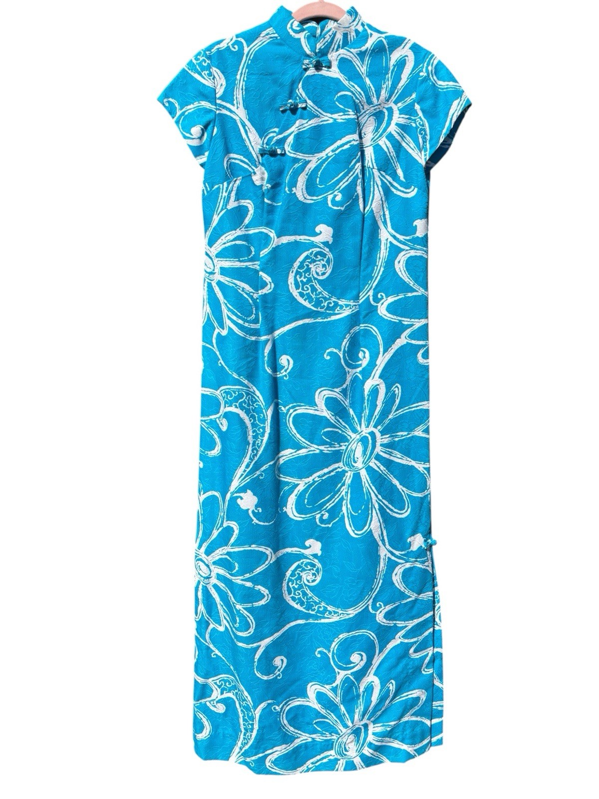 VTG 1960s McInerny by Sydney Honolulu Hawaiian Cheongsam Dress M 38/34 NWD