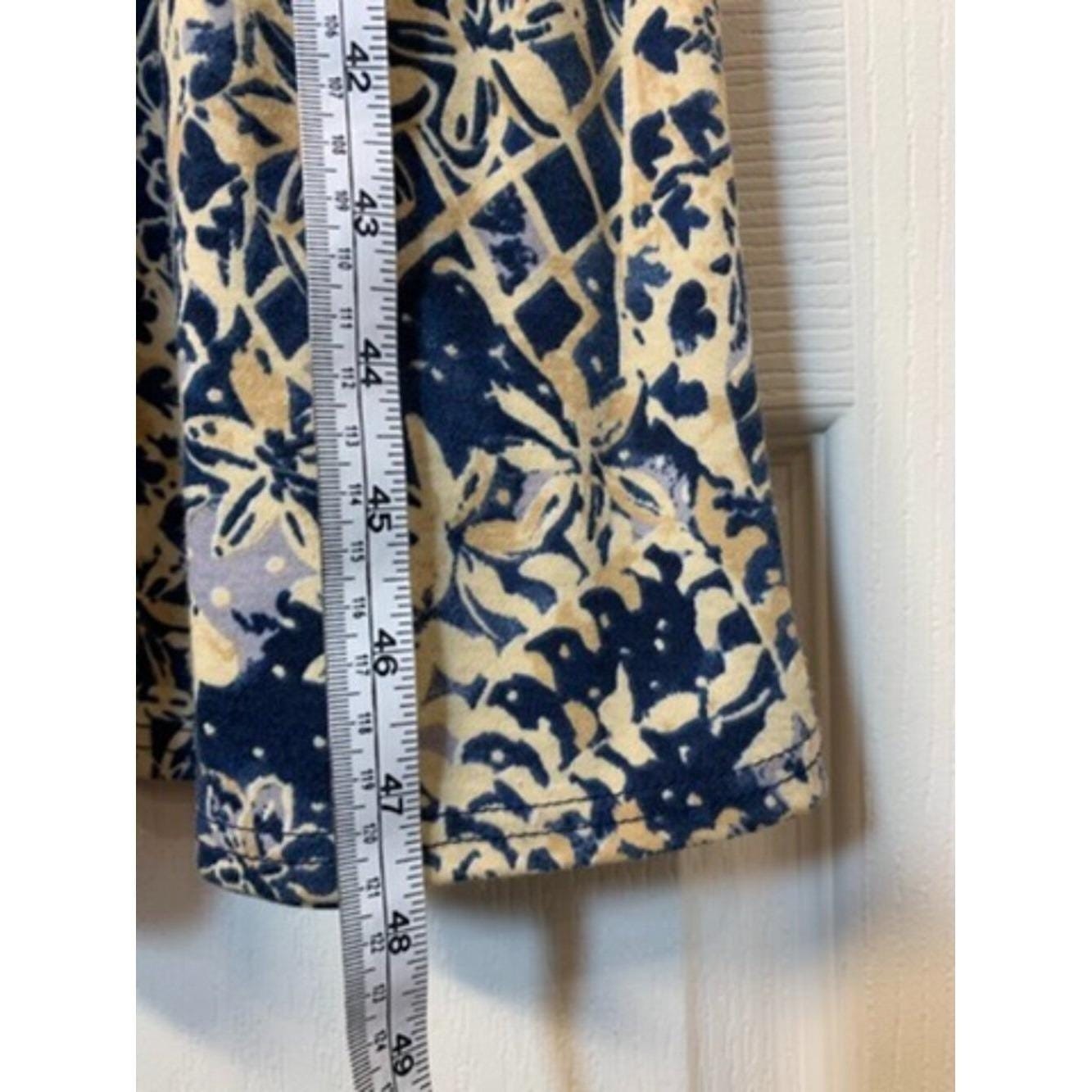 Kates for Eaton Vintage Canadian Maxi Dress Blue Floral Prairie Cottagecore M
