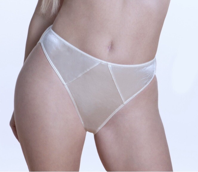 Satin Hipster Panty Second Skin Ivory 2XL