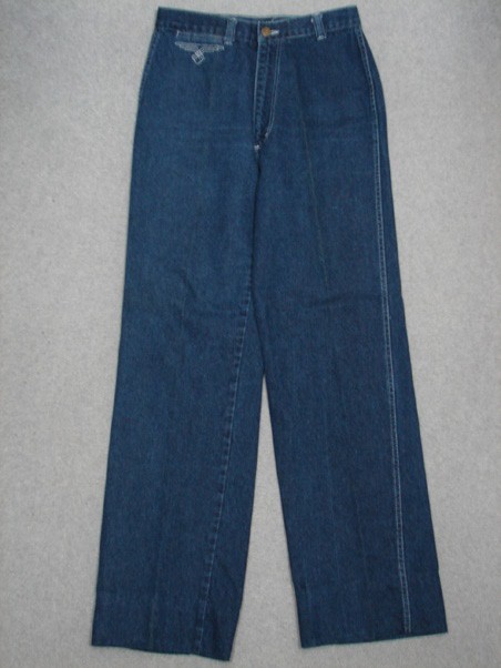 QI13445 VINTAGE 1970s HIGH WAIST CLASSIC FIT WOMENS JEANS sz12