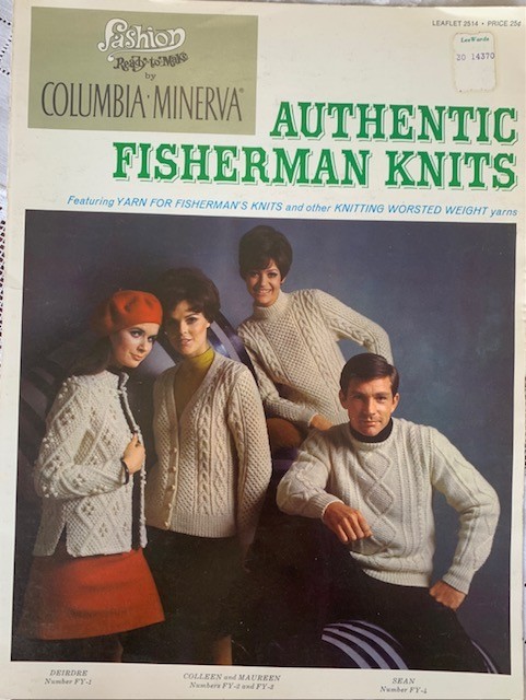 Vtg 60s Handmade Ivory Wool Cardigan Sweater Original Fisherman Pattern Med M S