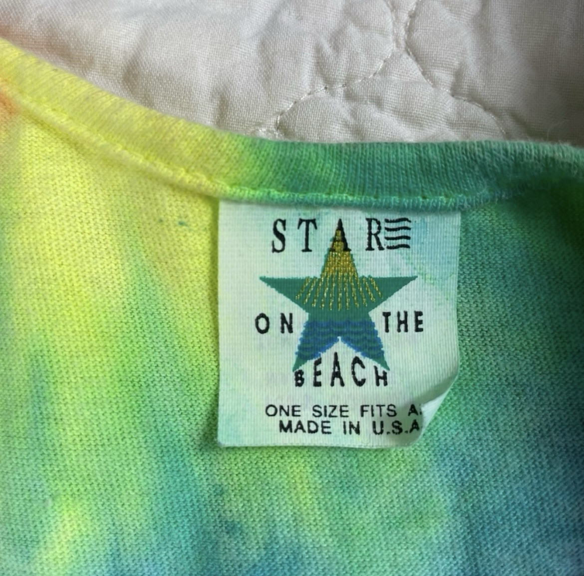 RARE VTG Harley Davidson Dress 1987 Holoubek Tie Dye Grunge Mini Flare Dress