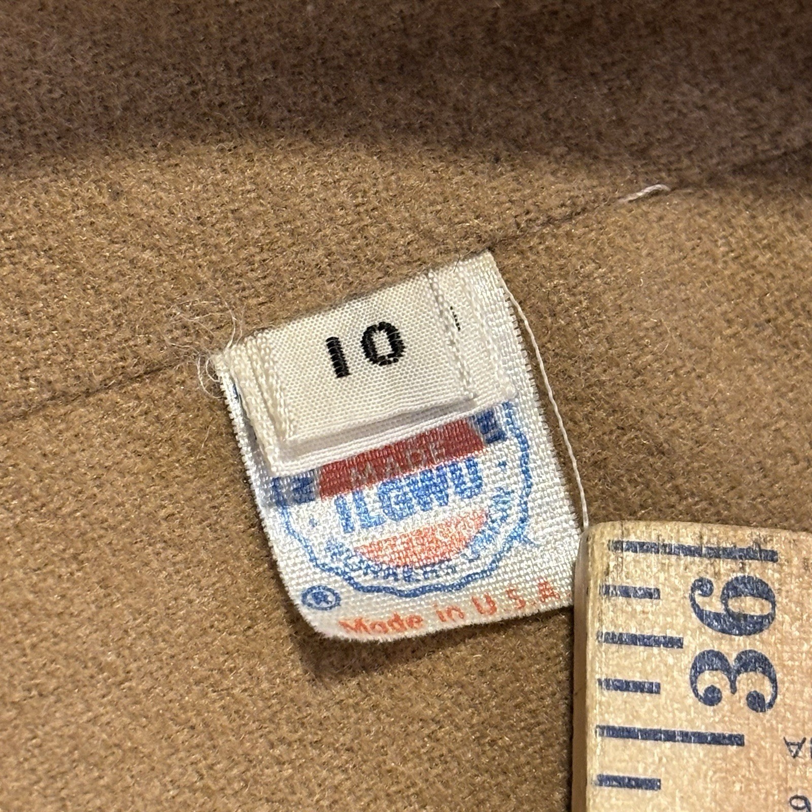 VTG 70s Bonnie Cashin for Russel Taylor Weatherwear Coat 10 Wool Lined ILGWU USA