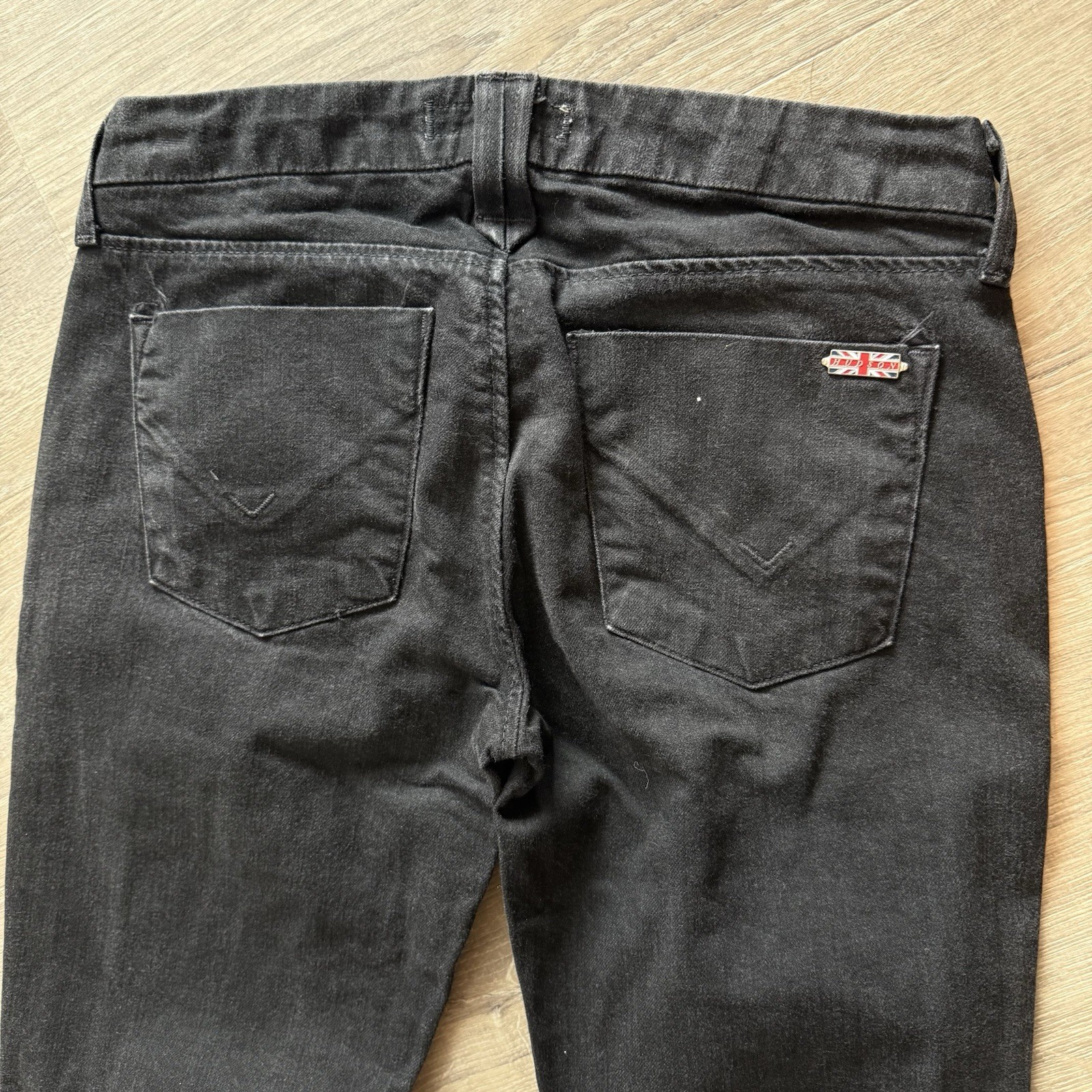 Vintage 90s Hudson Bellbottom Flare Jeans Black Women’s Size 26