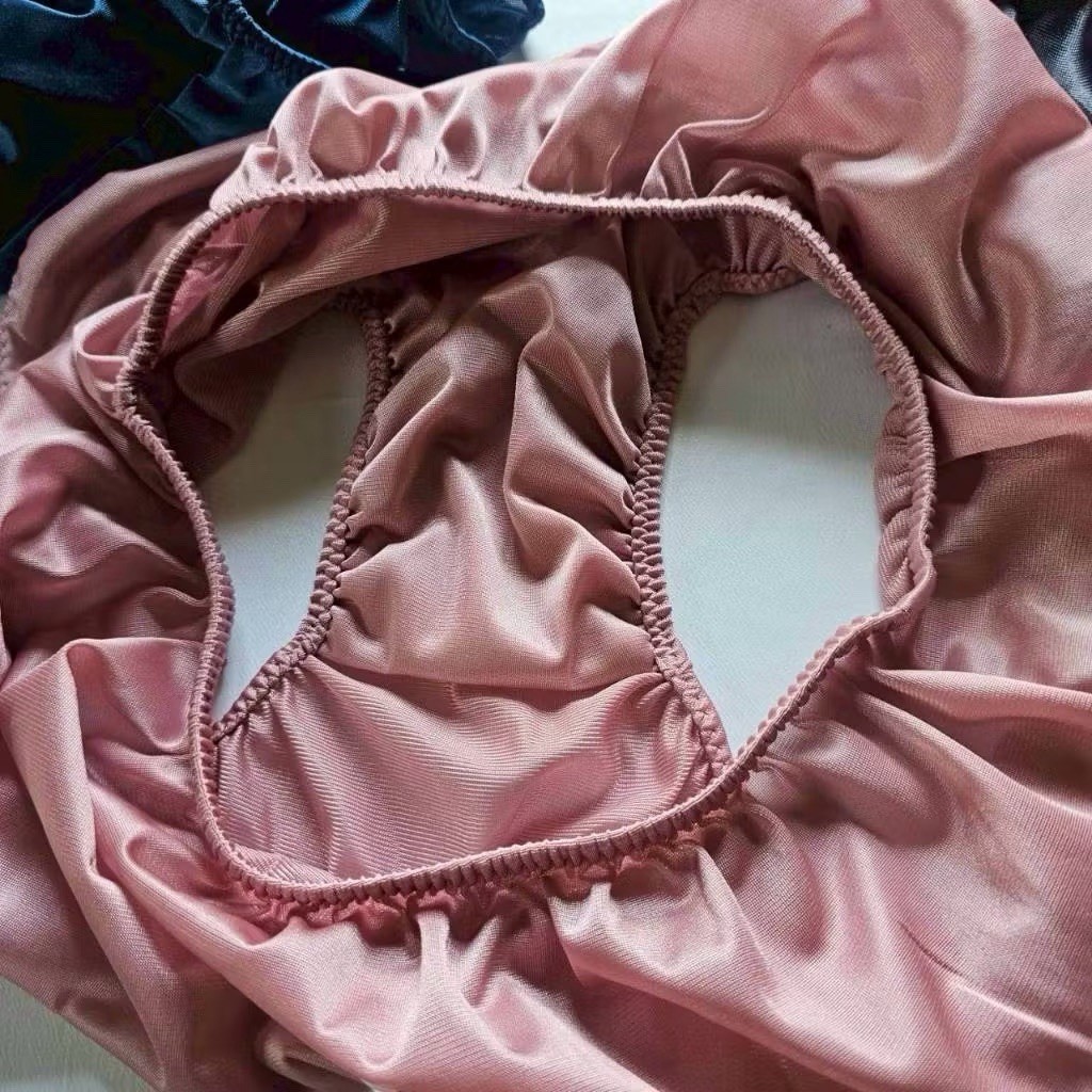 6 PCS Panties Hip 42-48 Inch Double Nylon Crotch Slippery Briefs Vintage Granny