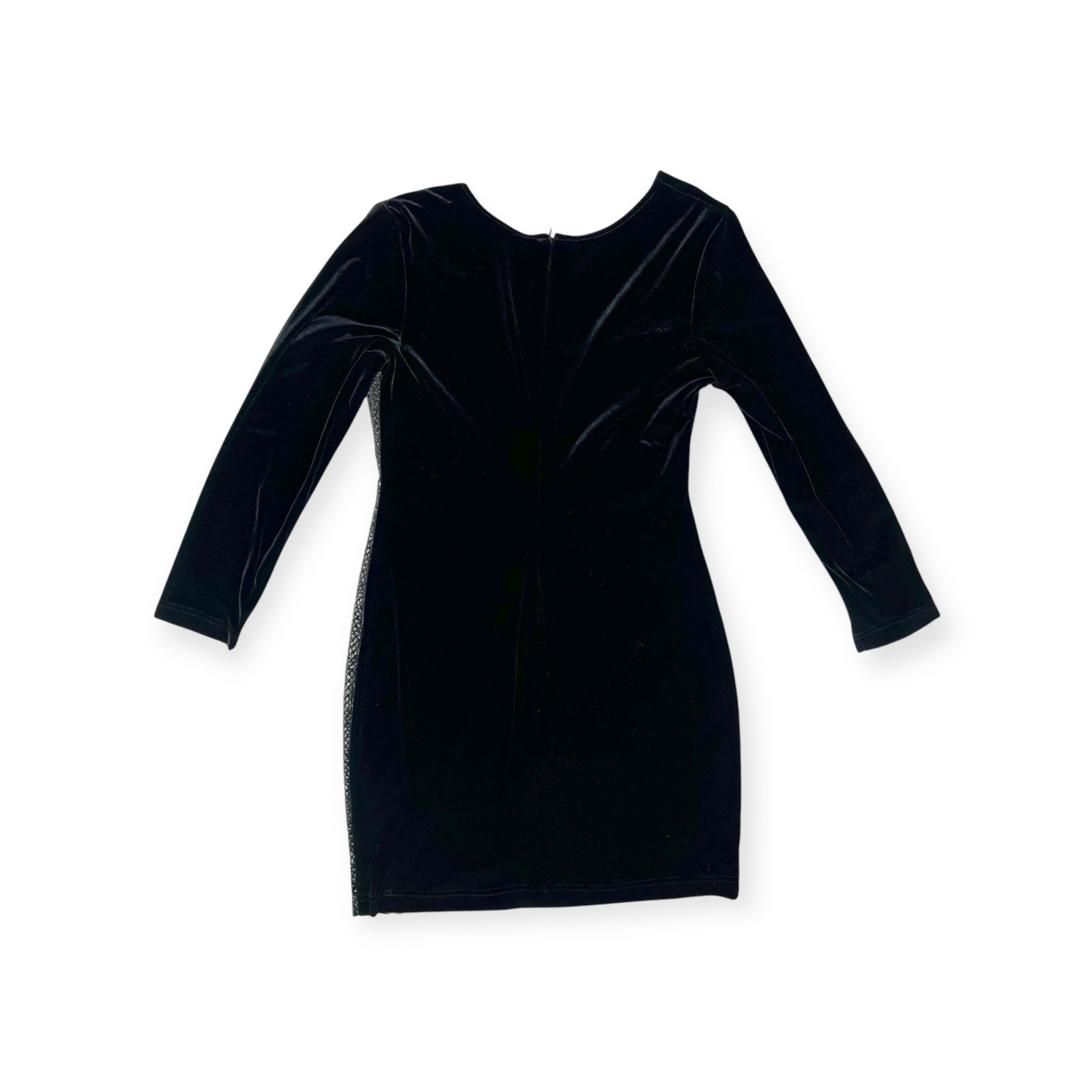 VTG 1980s VELVET LIZARD SNAKESKIN CLUB DRESS RAVE RIBKOFF NEW WAVE GOTH SEXY 10