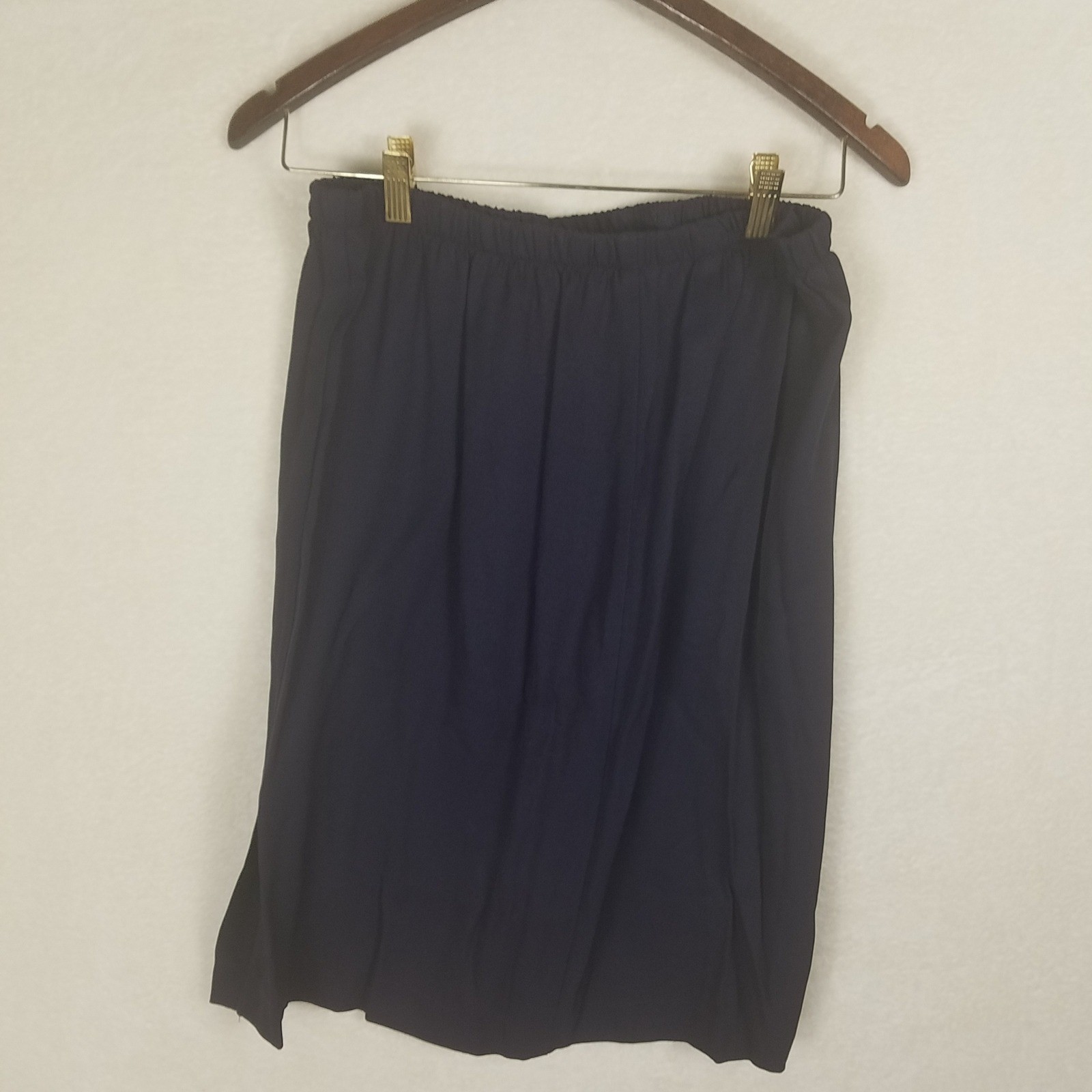 D.J. Summers Skirt Suit Set Womens 16 Navy Blue NEW Vintage Colorblock 866