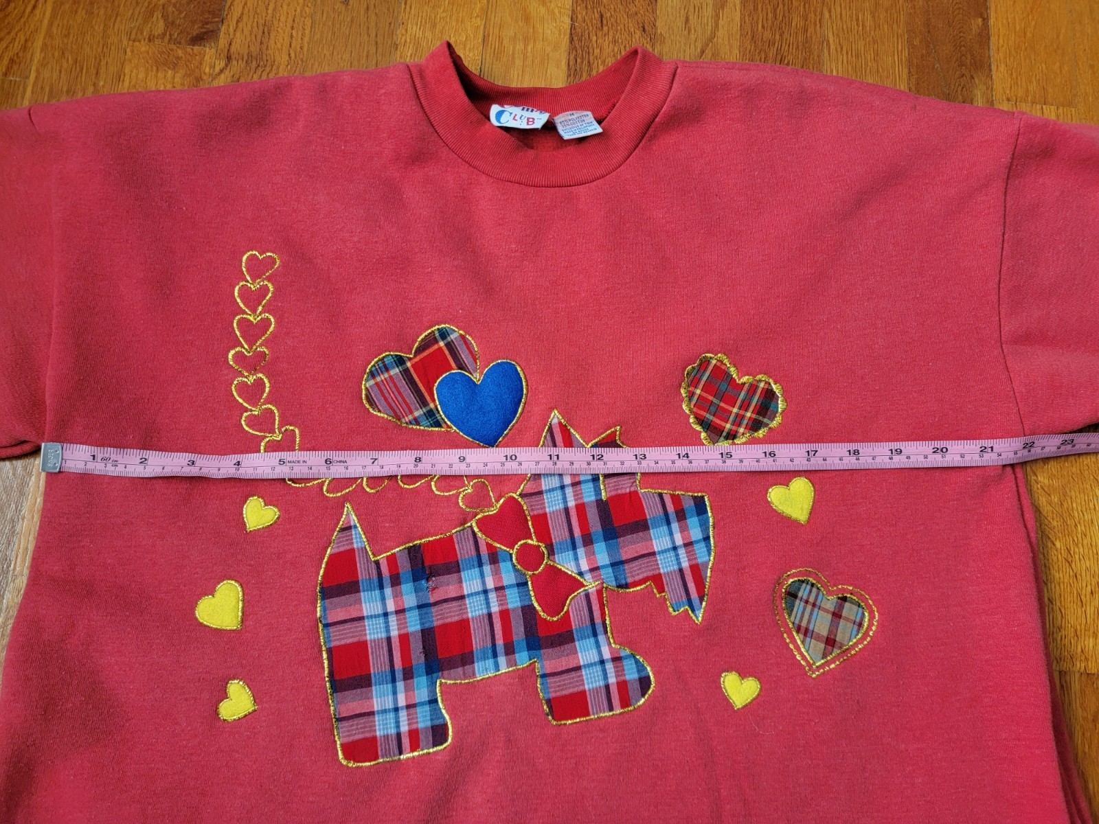 Vintage 1990s Comfy Club Nightgown Retro Night Shirt Size Medium Scotty Dog
