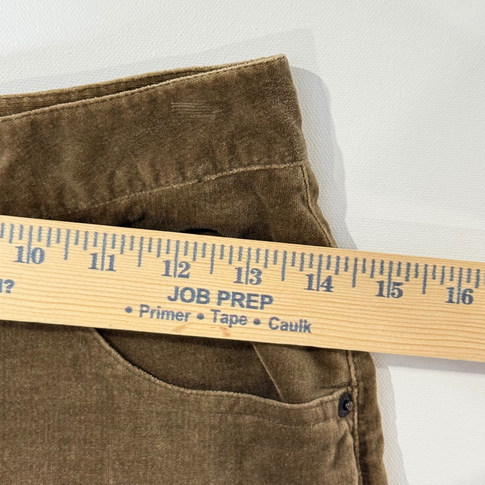 VTG Banana Republic Corduroy Pants Womens 8 Brown High Rise Straight Leg 90s