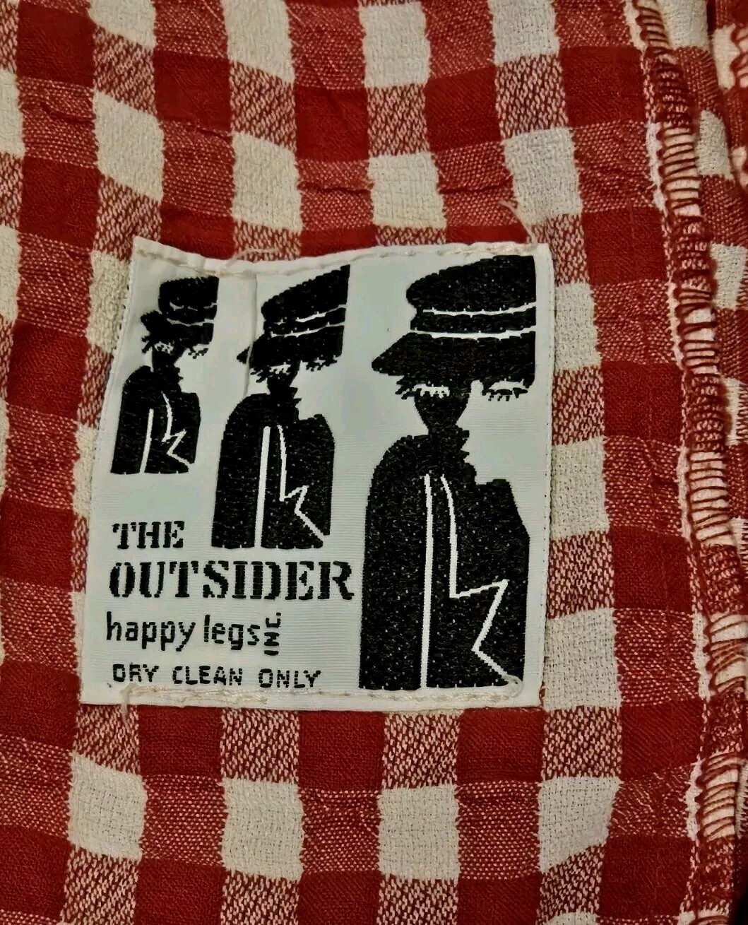 Vintage Red And White Checked Blazer The Outsider Happy Legs Inc Womens Retro