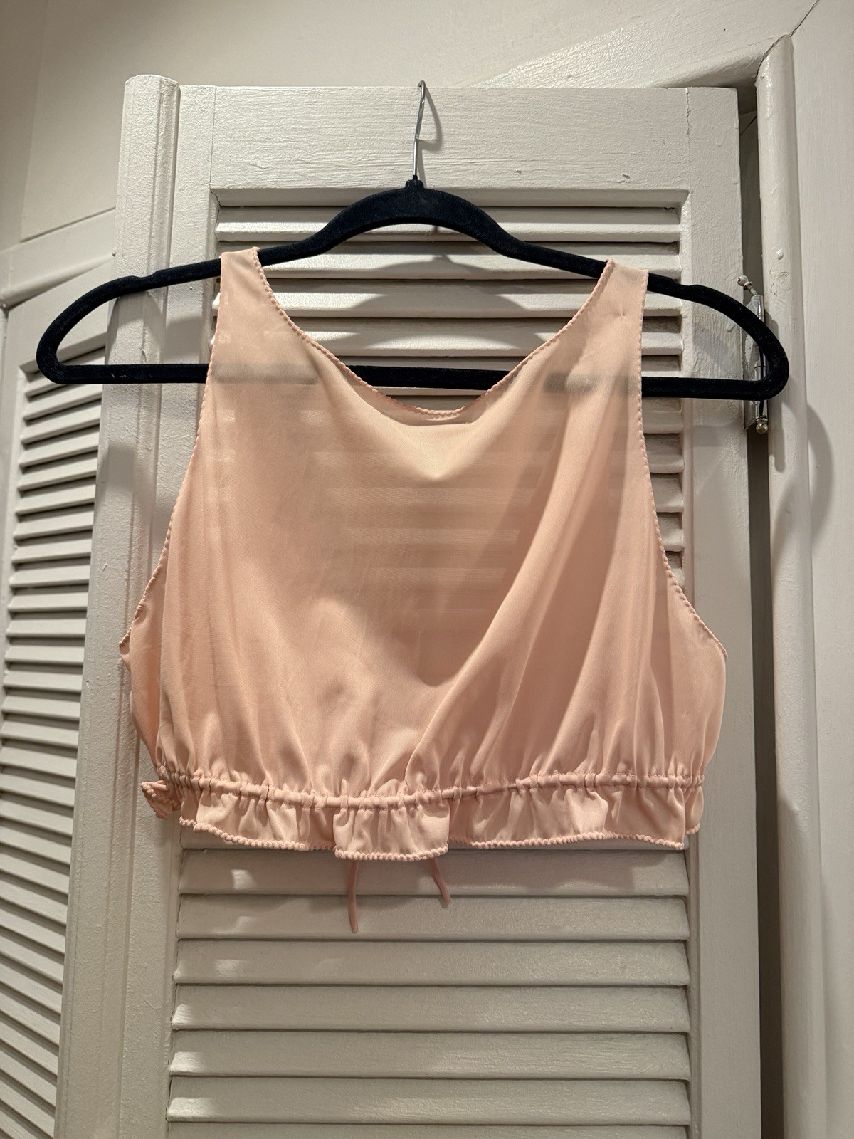 John Kloss For Cora 1970s Pajama Set Crop Top And Drawstring Pants