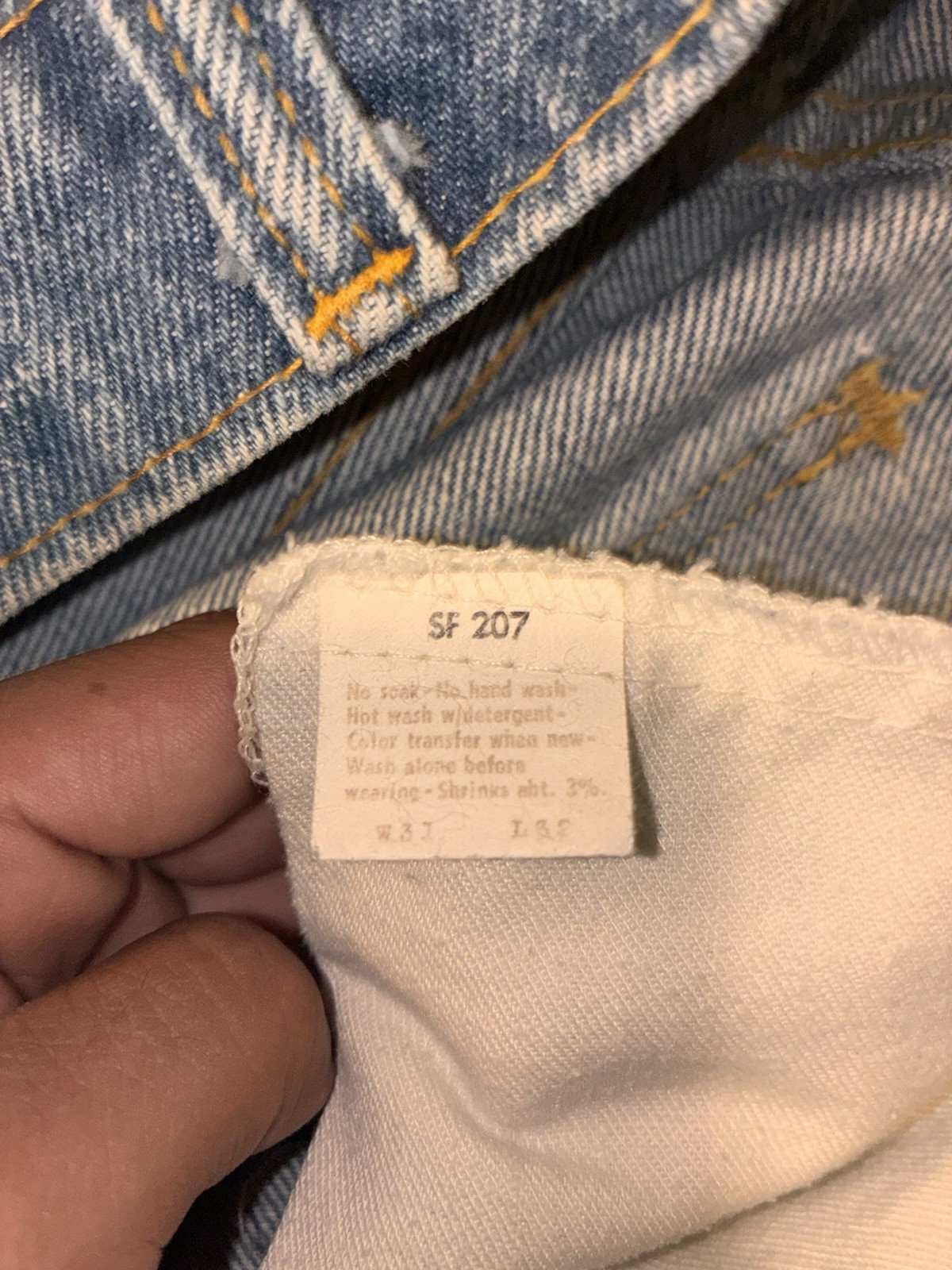 LEVI 646 “Bell Bottoms”, NOV 1979 VINTAGE JEANS (TWO PAIRS)