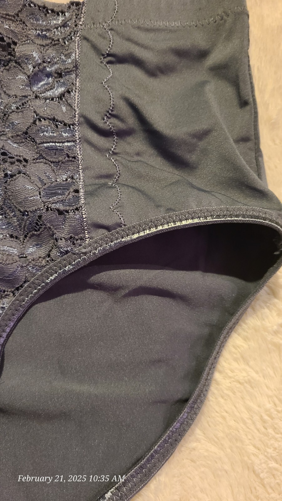 PINK K Grey L Large Brief panties Women’s 26 3/4″ Waist
