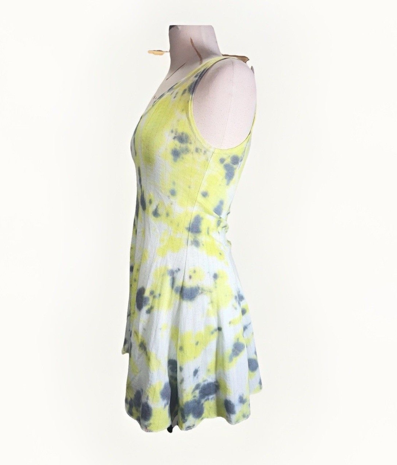 Eileen Dress Size S Vintage 90’s Tie Dye Dopamine Dress Maximalist Mini Dress